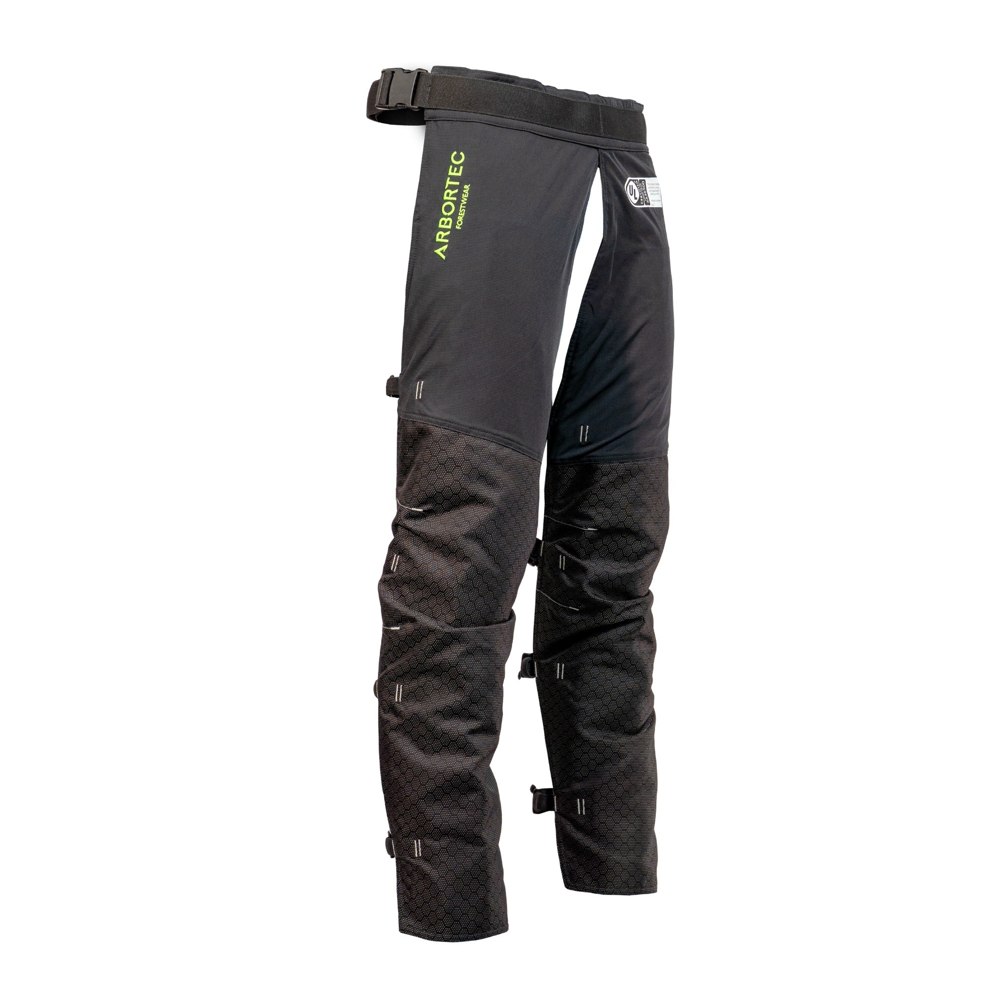 AT4008(US) Arbortec Chainsaw Chaps Calf Wrap - Black - Image 4
