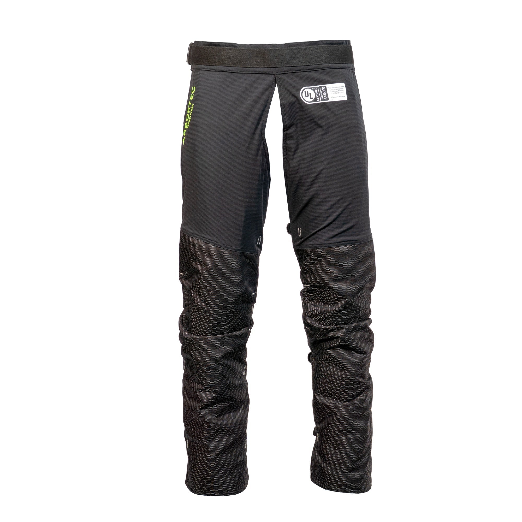 AT4009(US) Arbortec Chainsaw Chaps Front Protection - Black - Image 5