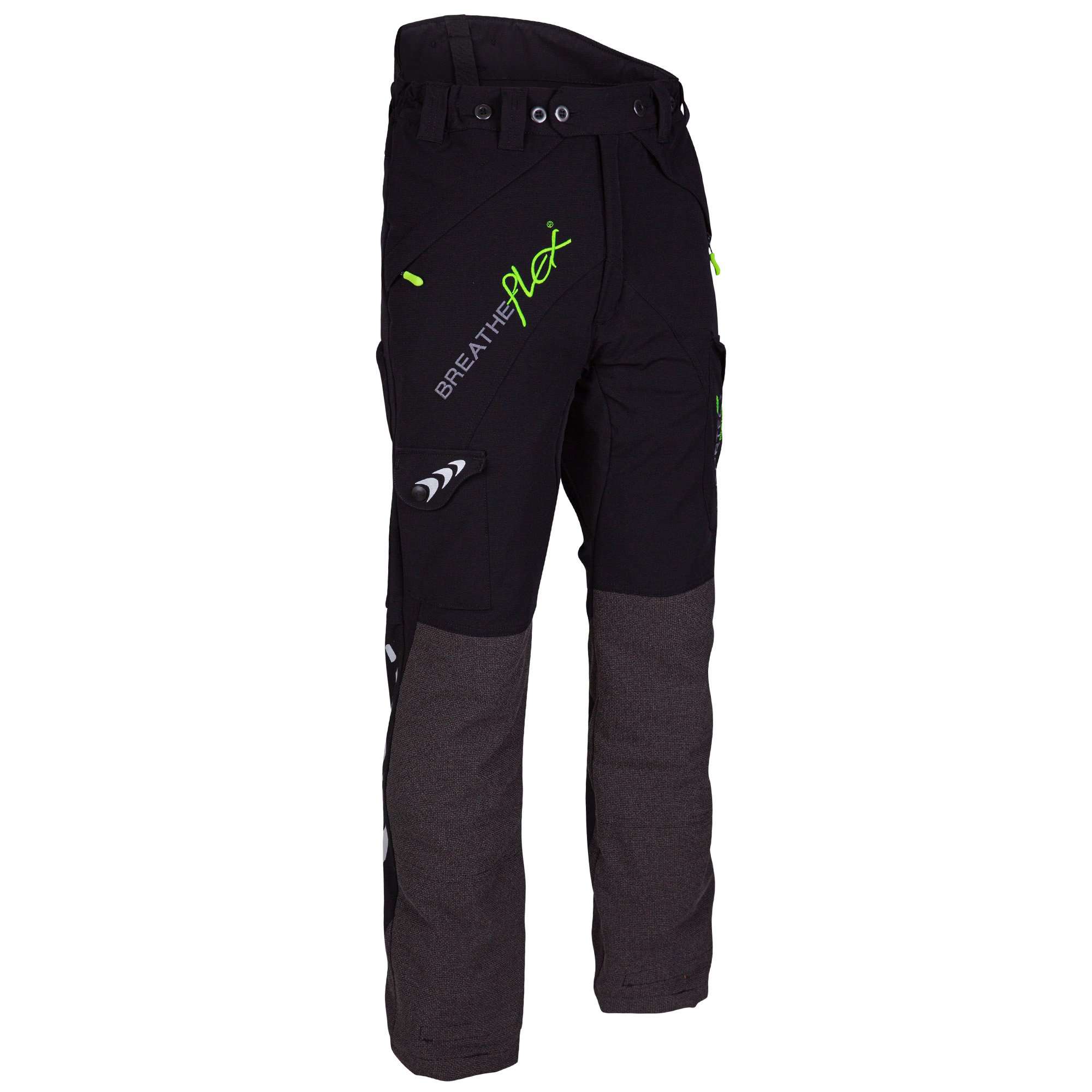 AT4010 Breatheflex Chainsaw Trousers Design A Class 1 - Black - Image 3