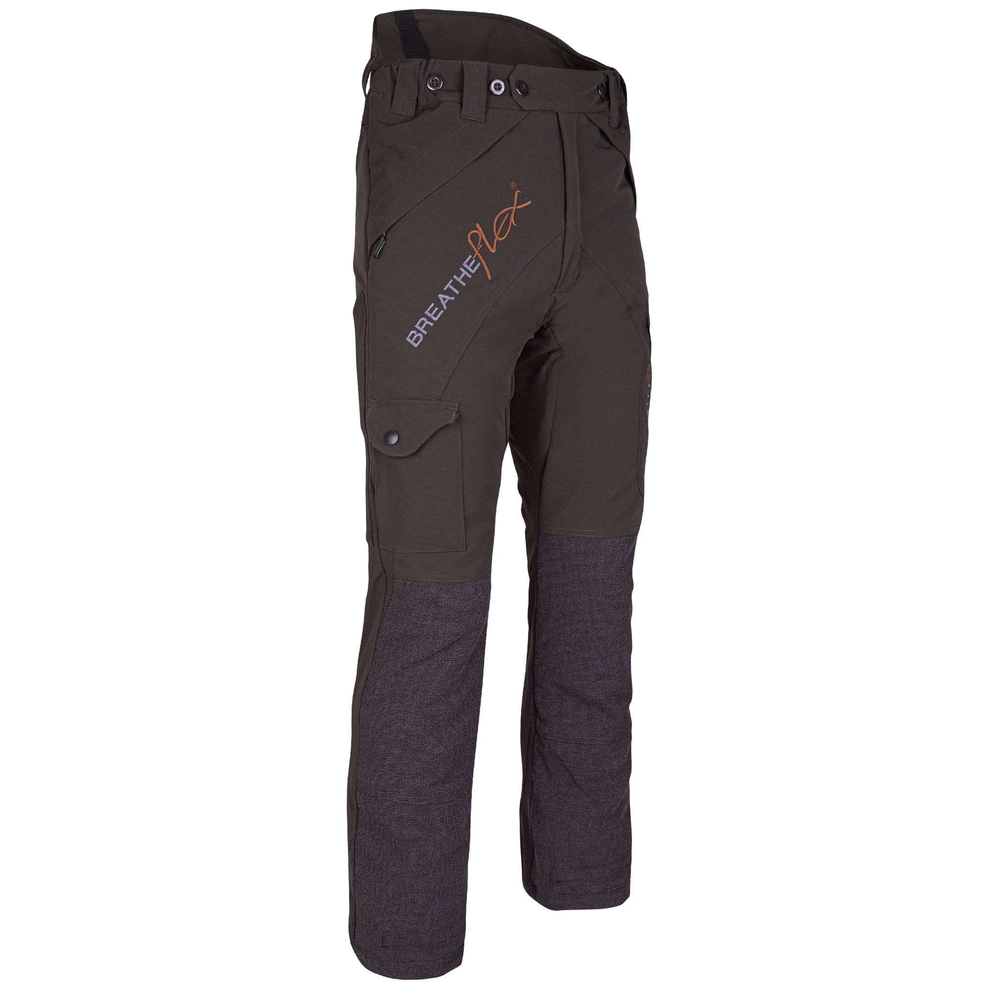 AT4010 Breatheflex Chainsaw Trousers Design A Class 1 - Olive - Image 3
