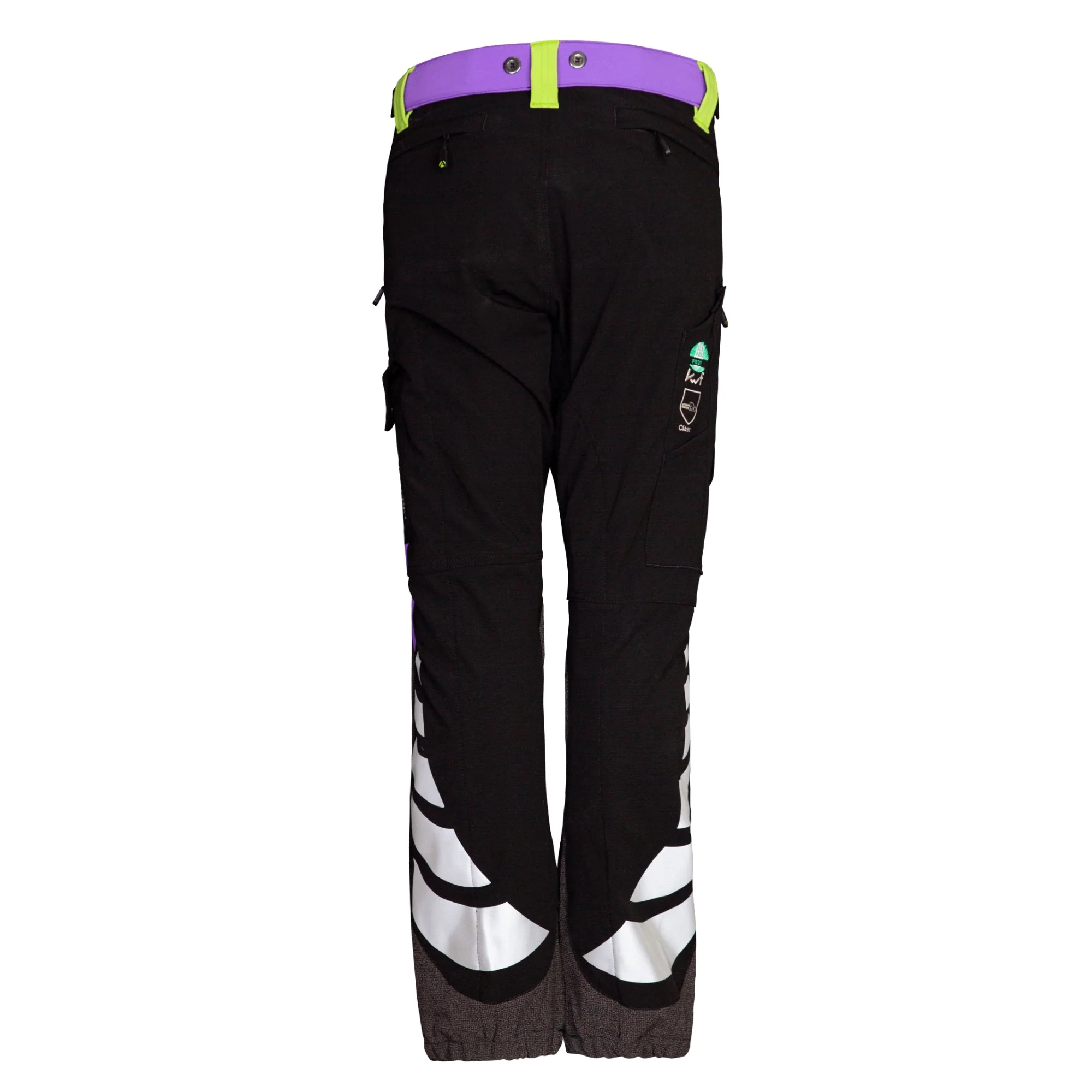 AT4010(F) Breatheflex Chainsaw trousers  Female Design A Class 1 - Purple - Image 4