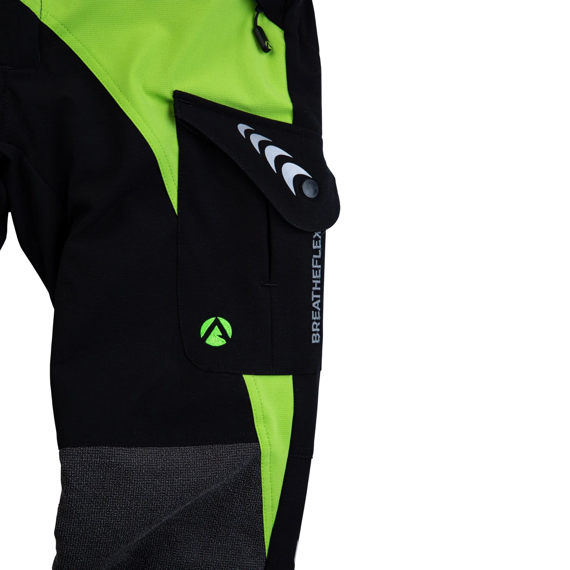 AT4015 Breatheflex Chainsaw Trousers Design A Plus Class 1 - Lime - Image 7