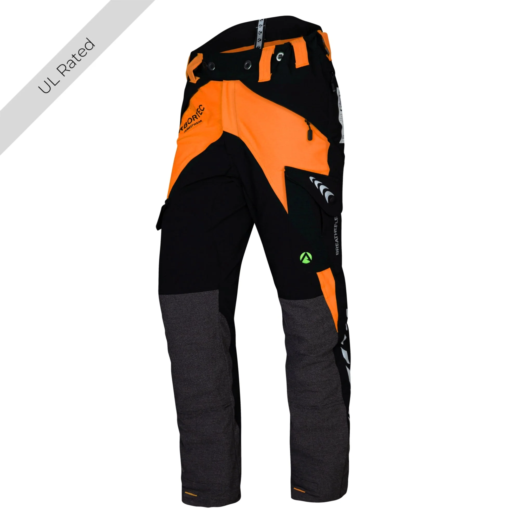 AT4010(US) Breatheflex Chainsaw Pants UL Rated - Orange/Black