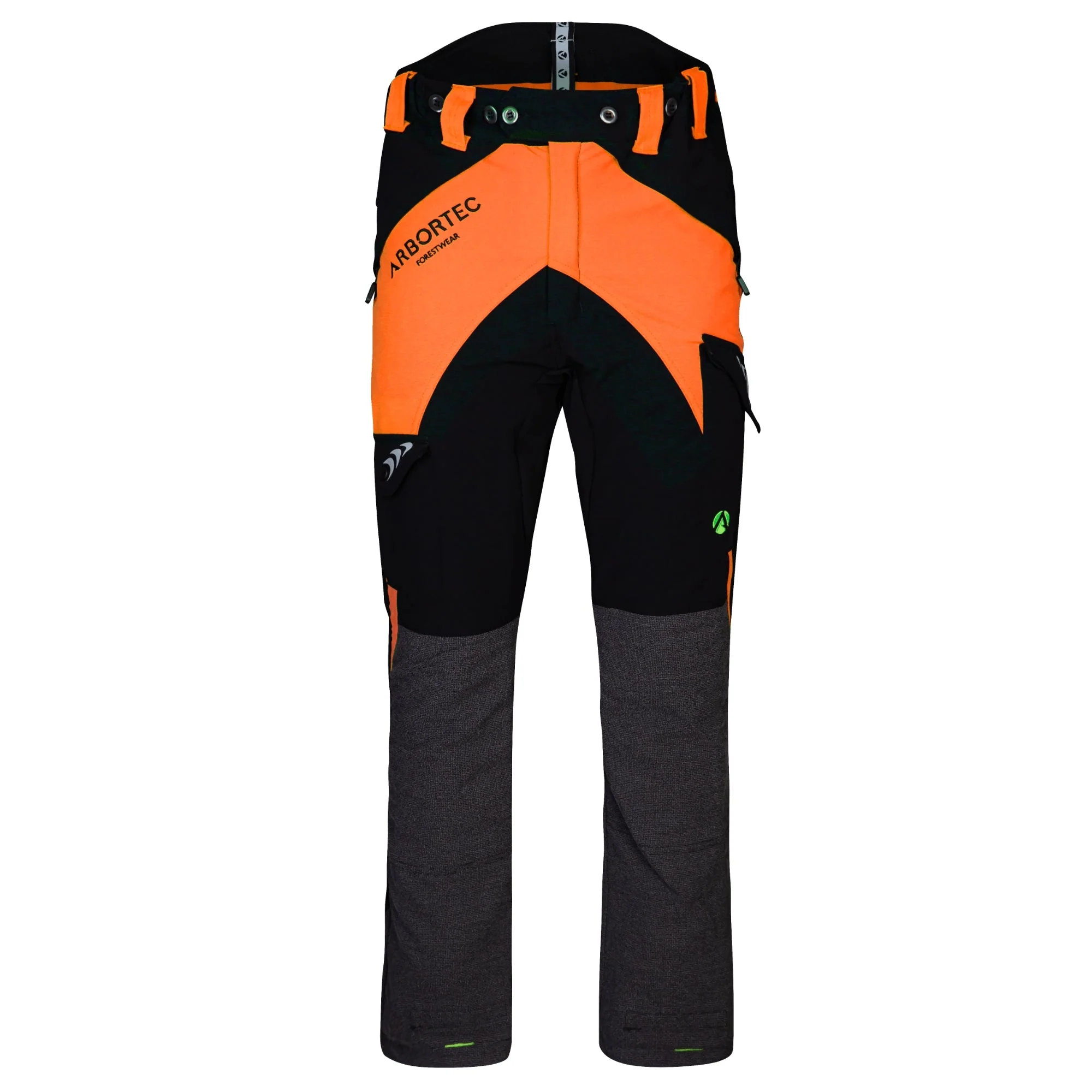 AT4010(US) Breatheflex Chainsaw Pants UL Rated - Orange/Black - Image 2