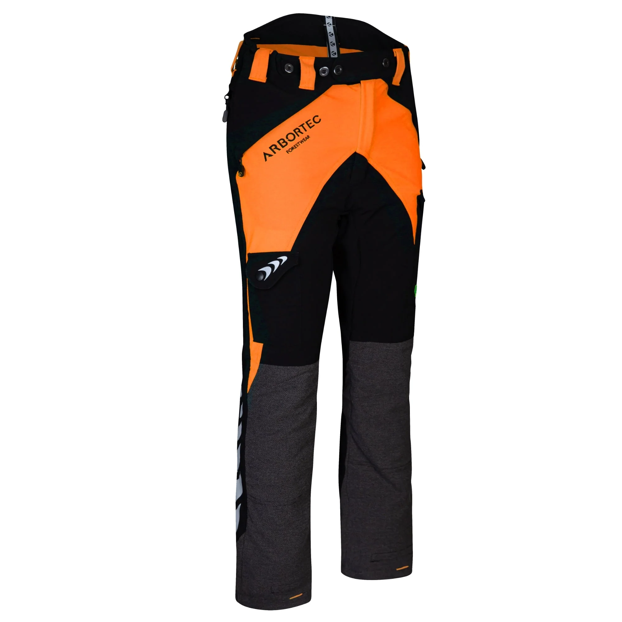 AT4010(US) Breatheflex Chainsaw Pants UL Rated - Orange/Black - Image 3