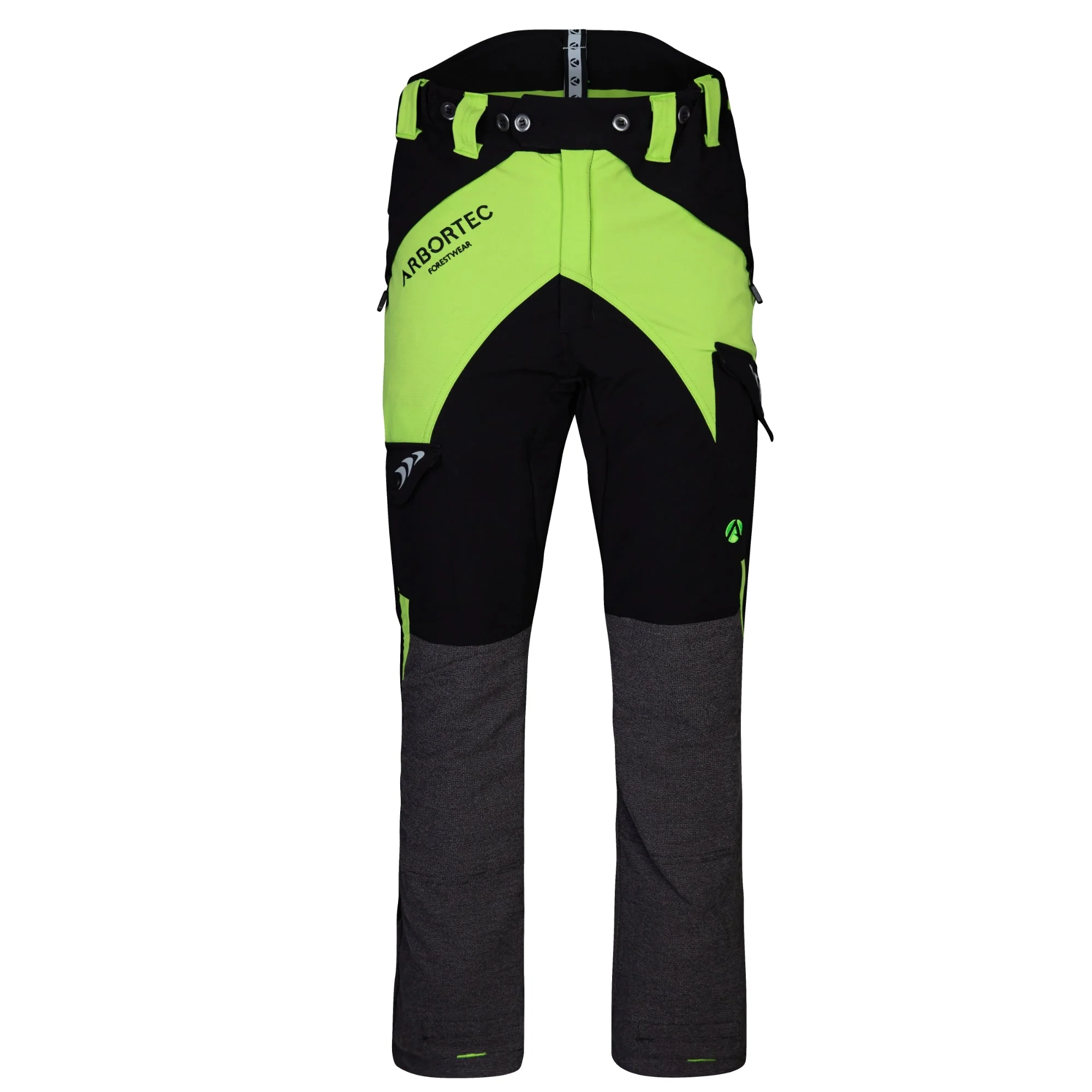 AT4010 Breatheflex Chainsaw Trousers Design A Class 1 - Lime - Image 3