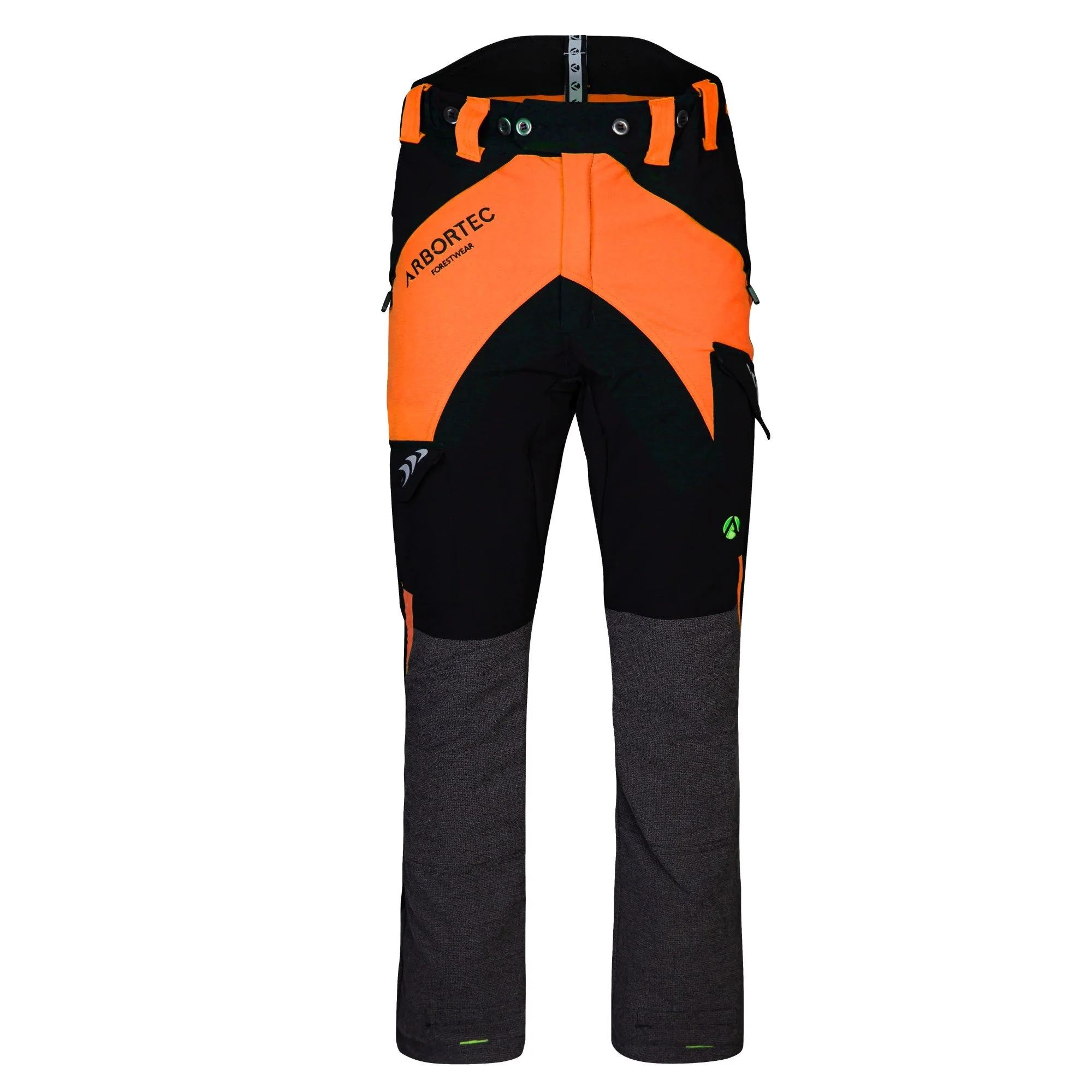 AT4050 Breatheflex Chainsaw Trousers Design C Class 1 - Orange - Image 5