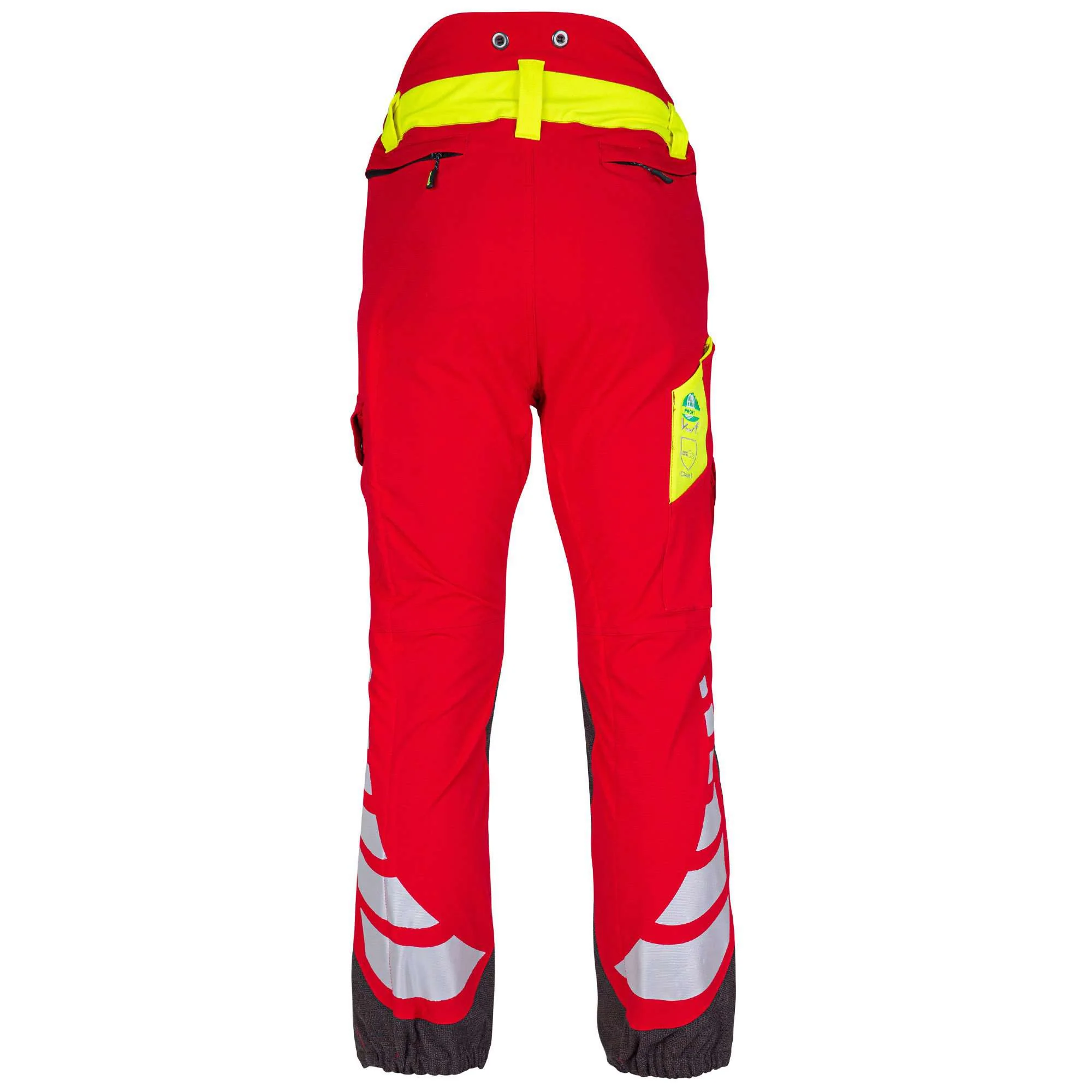 AT4050 Breatheflex Chainsaw Trousers Design C Class 1 - Red - Image 5