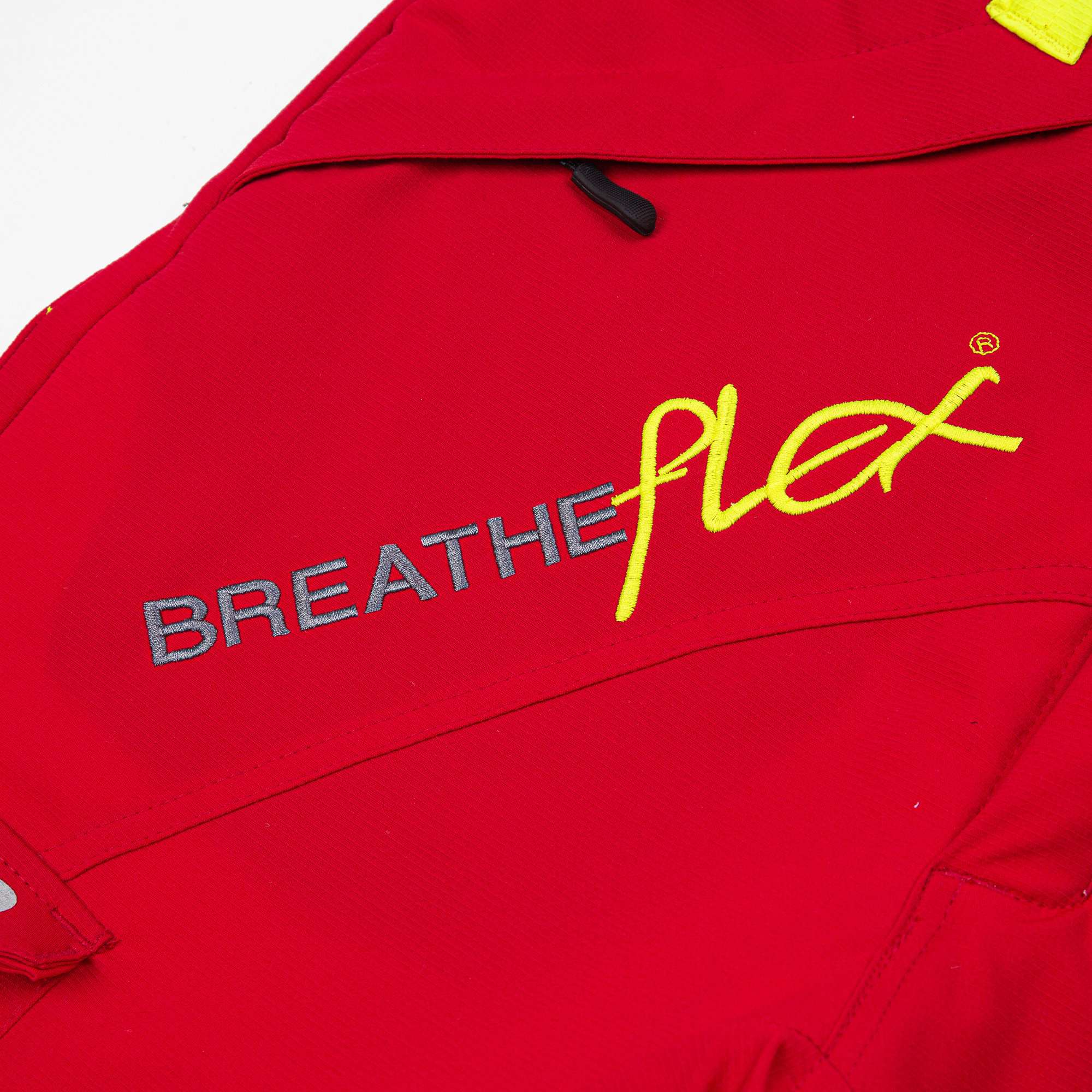 AT4050 Breatheflex Chainsaw Trousers Design C Class 1 - Red - Image 7