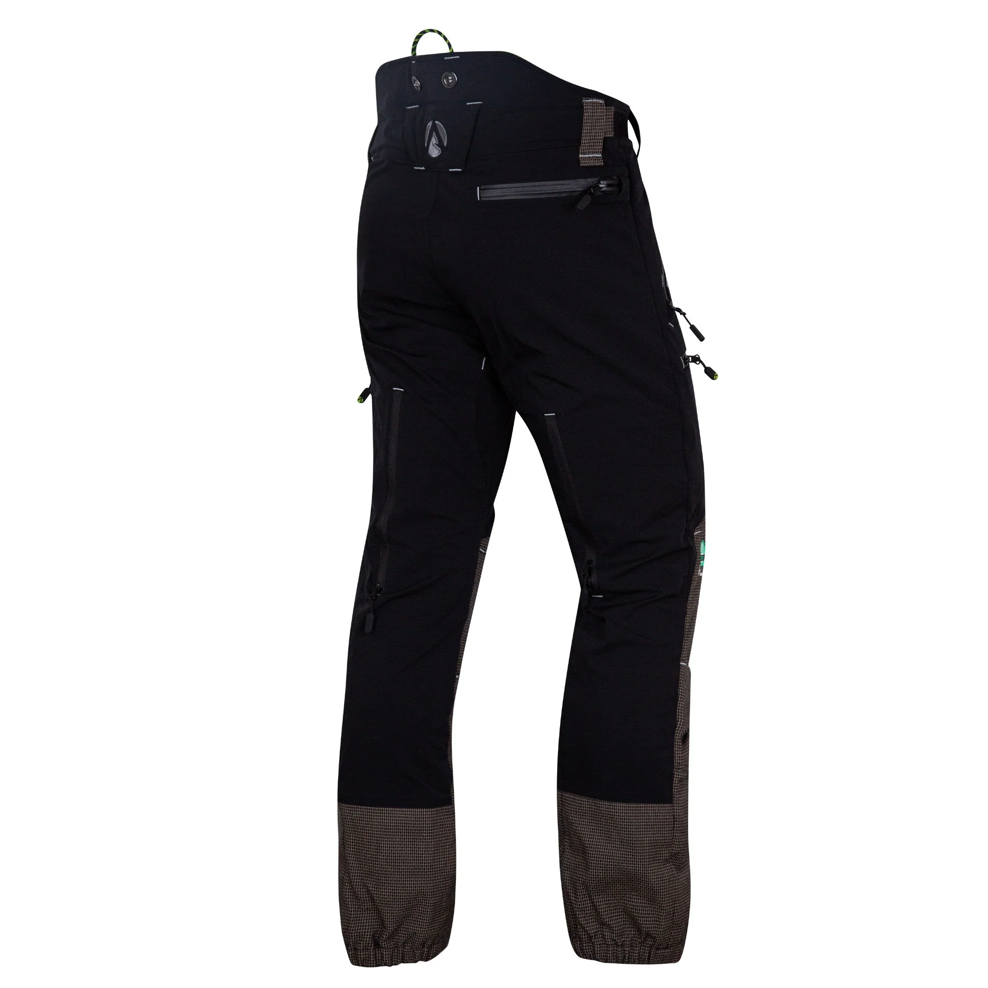 AT4060 Breatheflex Pro Chainsaw Trousers Design A Class 1 - Black - Image 4