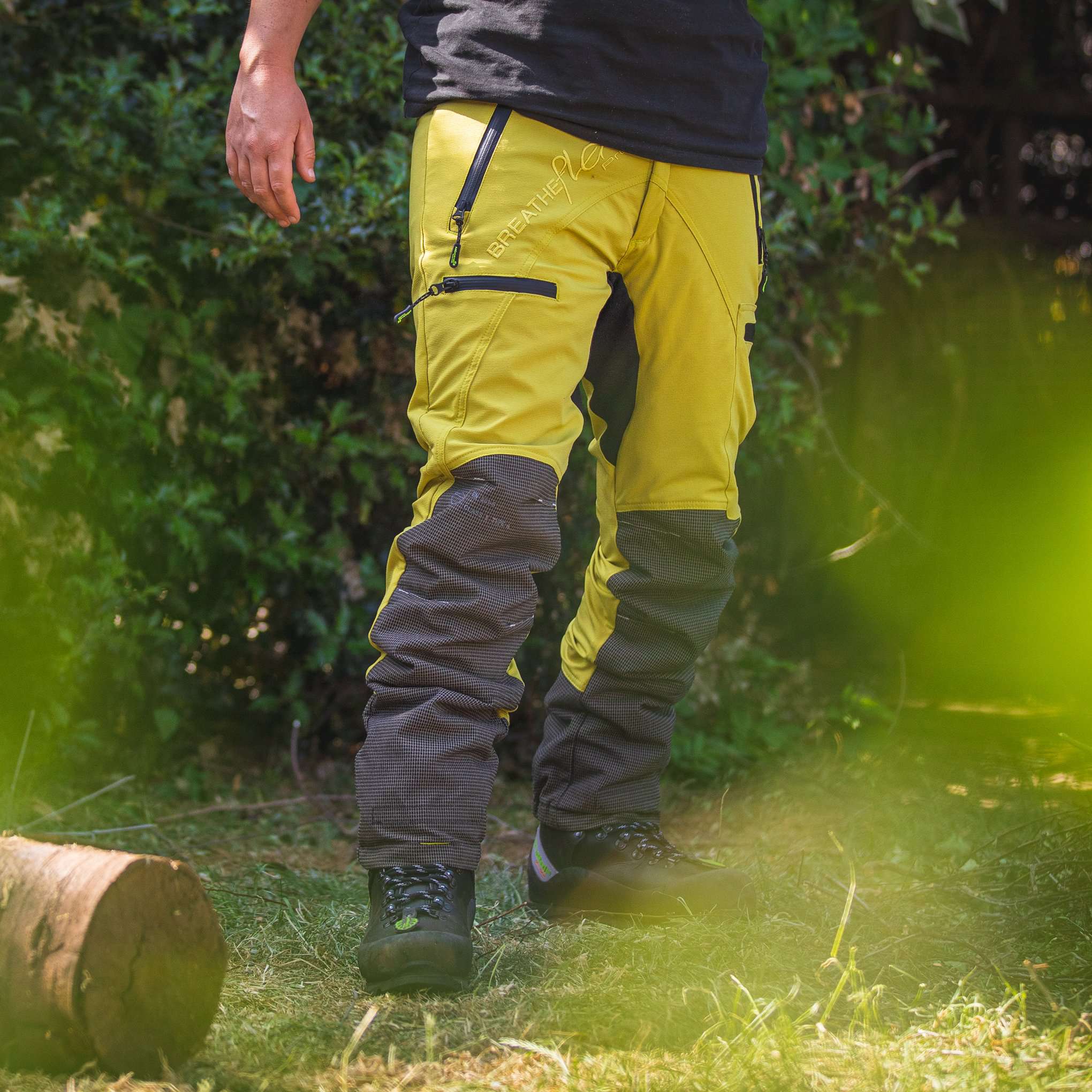 AT4060 Breatheflex Pro Chainsaw Trousers Design A Class 1 - Citrine - Image 9
