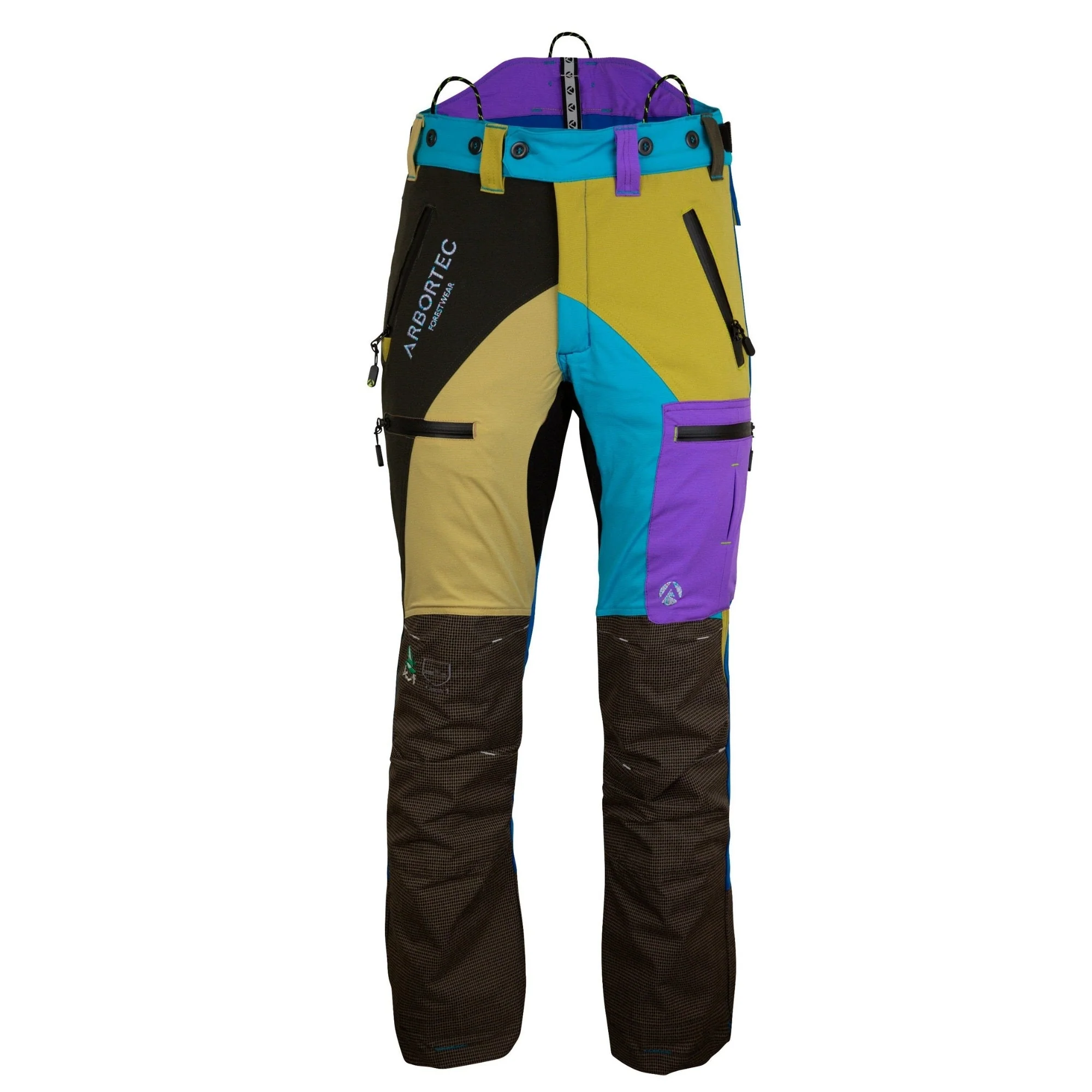 AT4060 Breatheflex Pro Chainsaw Trousers Design A Class 1 - Pastel Multi-Colour - Image 5