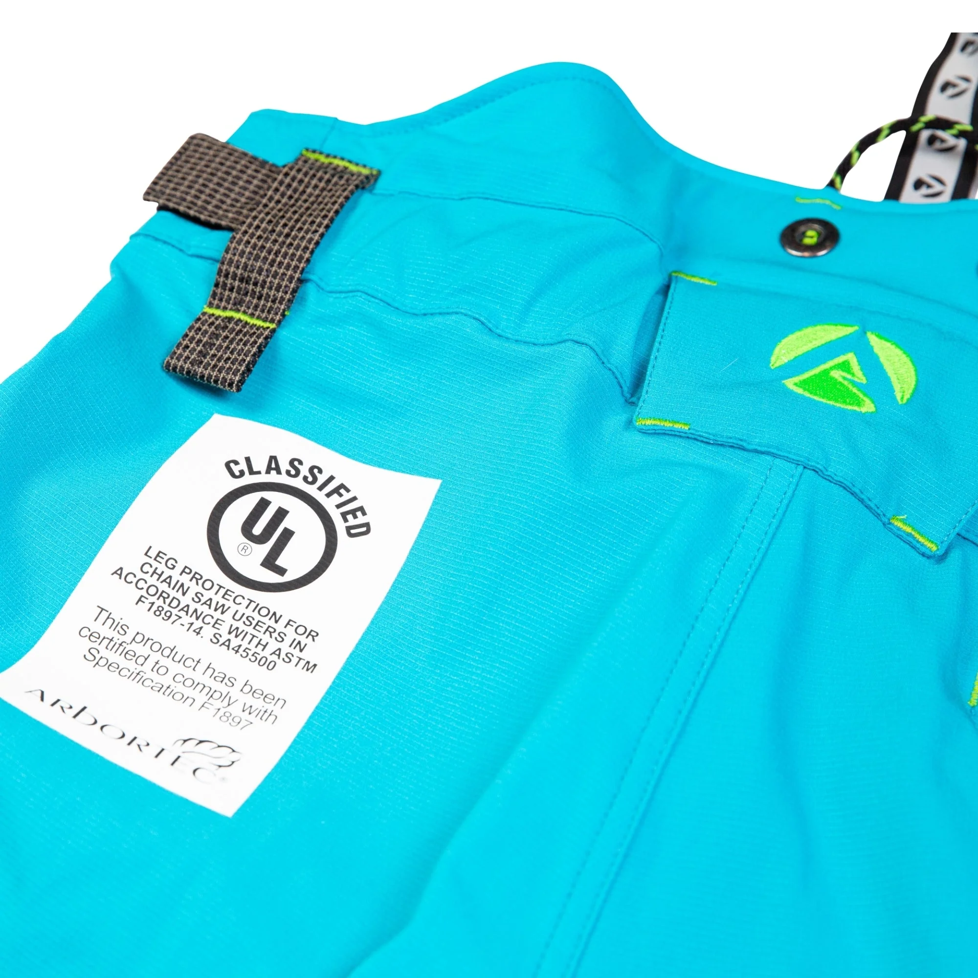 AT4060(US) Breatheflex Pro Chainsaw Pants UL Rated - Aqua - Image 8