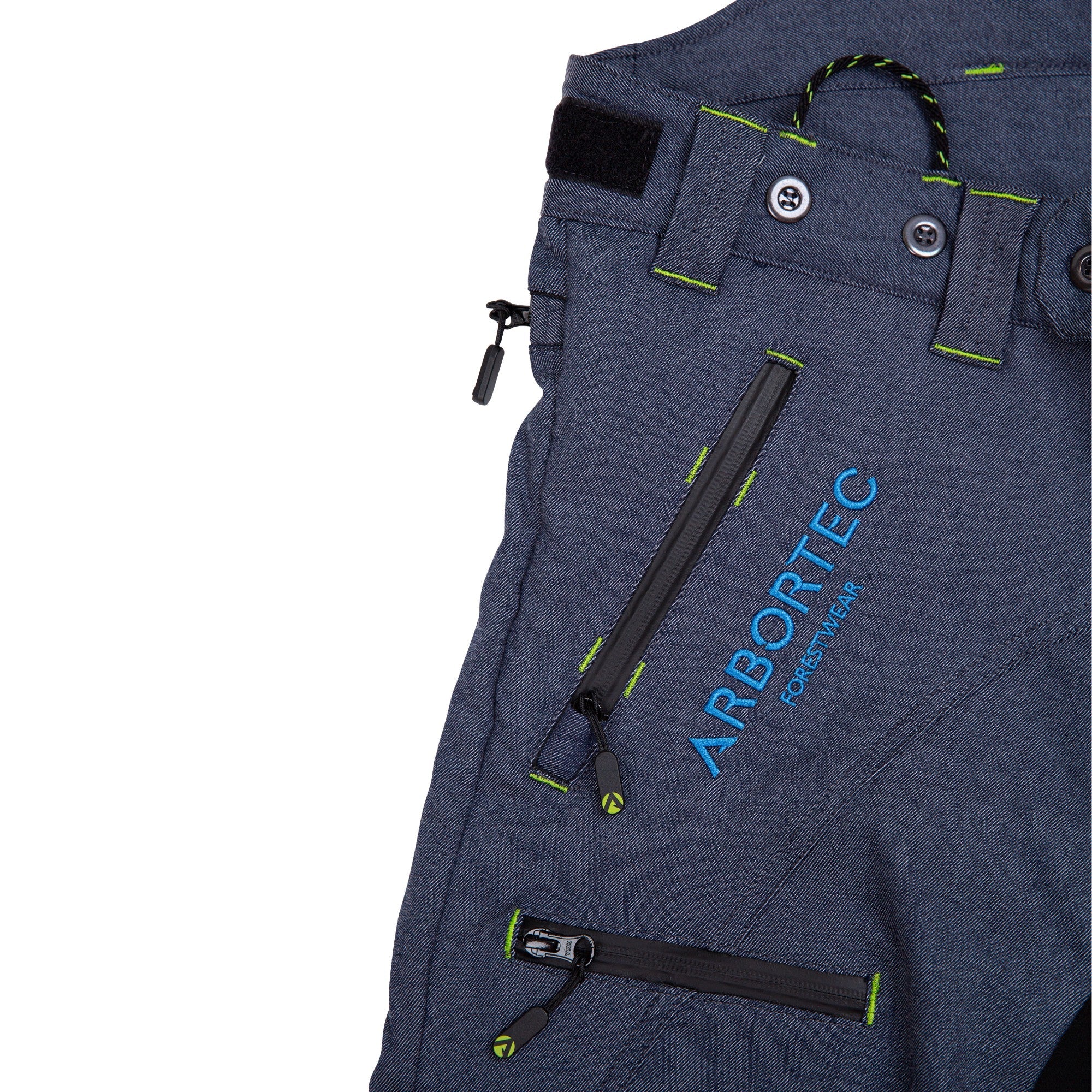 AT4060 Breatheflex Pro Chainsaw Trousers Design A Class 1 Legacy - Denim Blue - Image 8