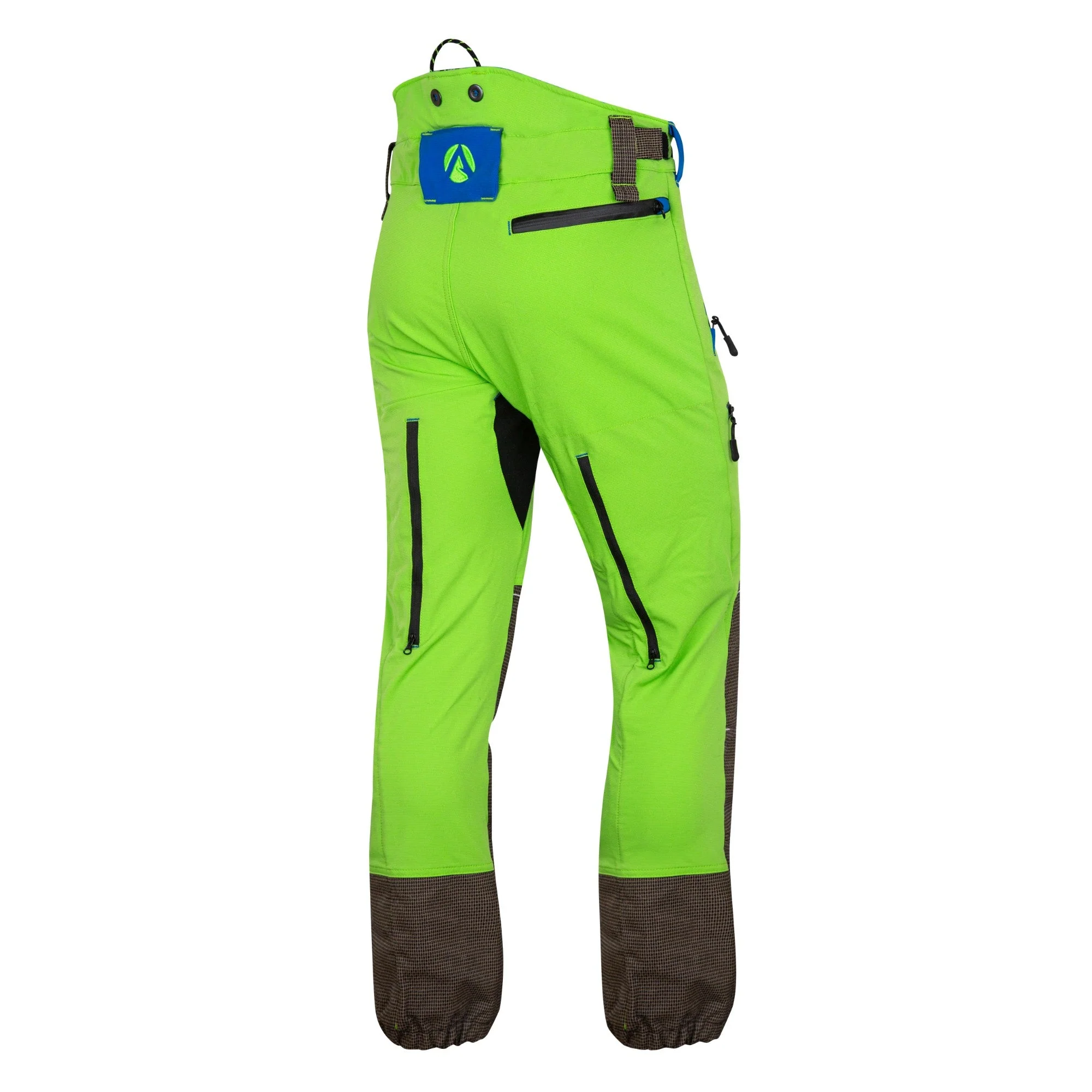 AT4060 Breatheflex Pro Chainsaw Trousers Design A Class 1 - Lime - Image 5