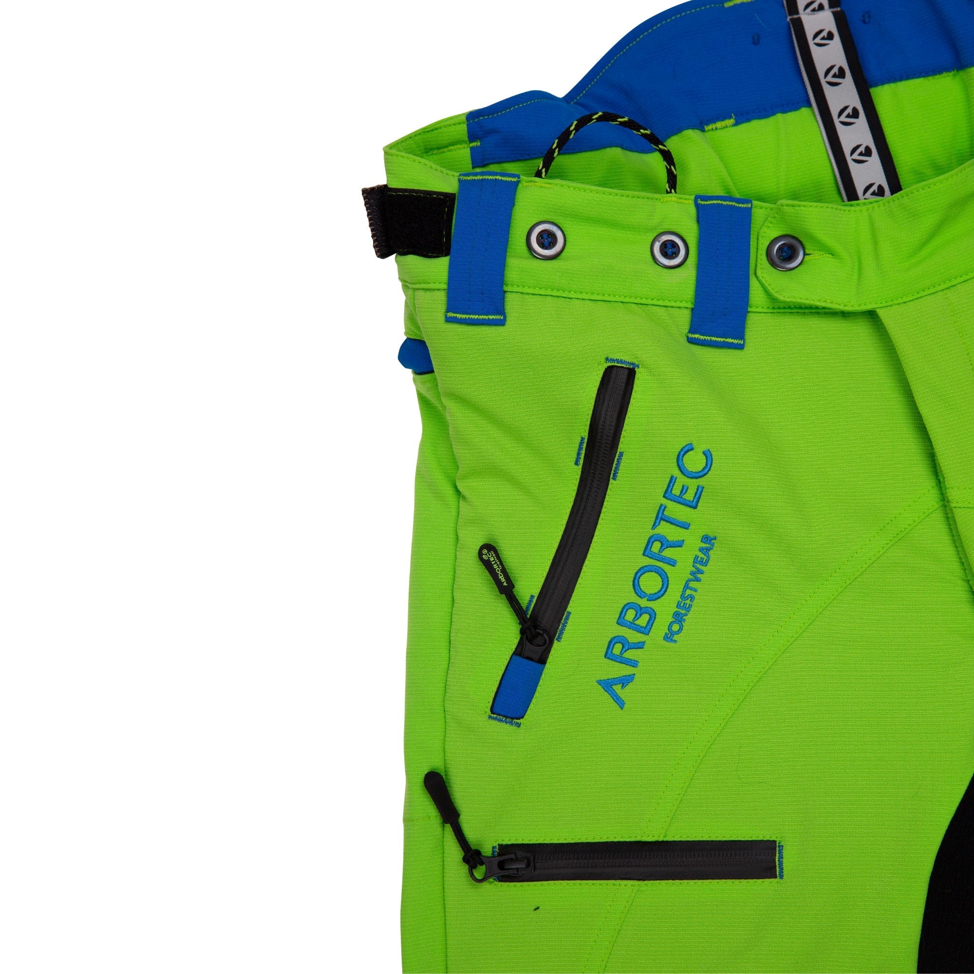 AT4060 Breatheflex Pro Chainsaw Trousers Design A Class 1 - Lime - Image 8