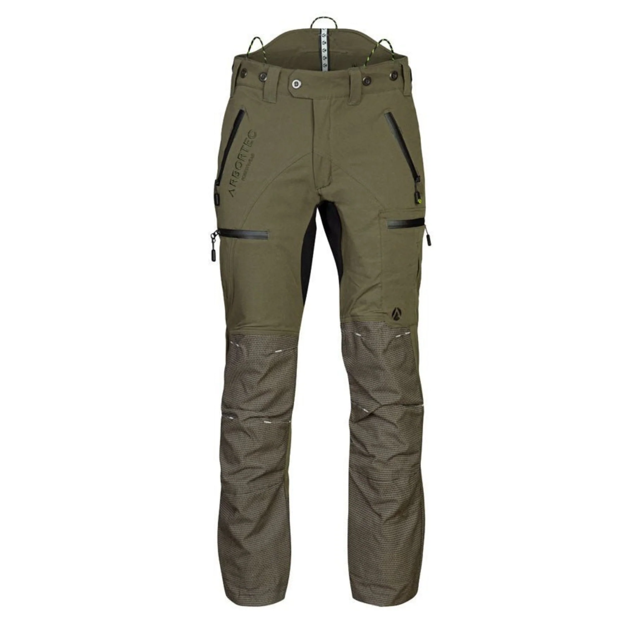 AT4060(US) Breatheflex Pro Chainsaw Pants UL Rated - Olive - Image 3
