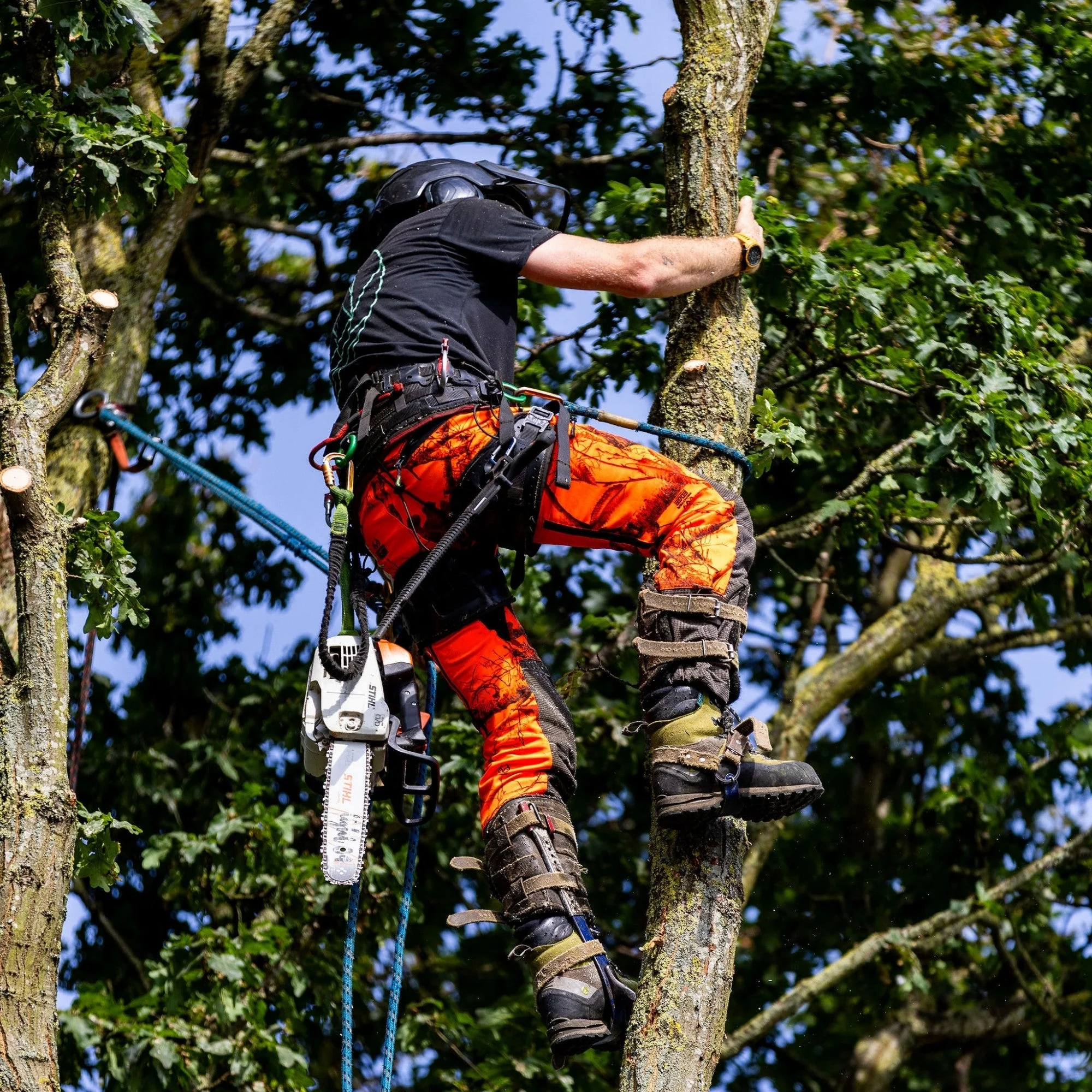AT4060(US)- Breatheflex Pro Realtree Chainsaw Pants UL Rated - Orange - Image 9