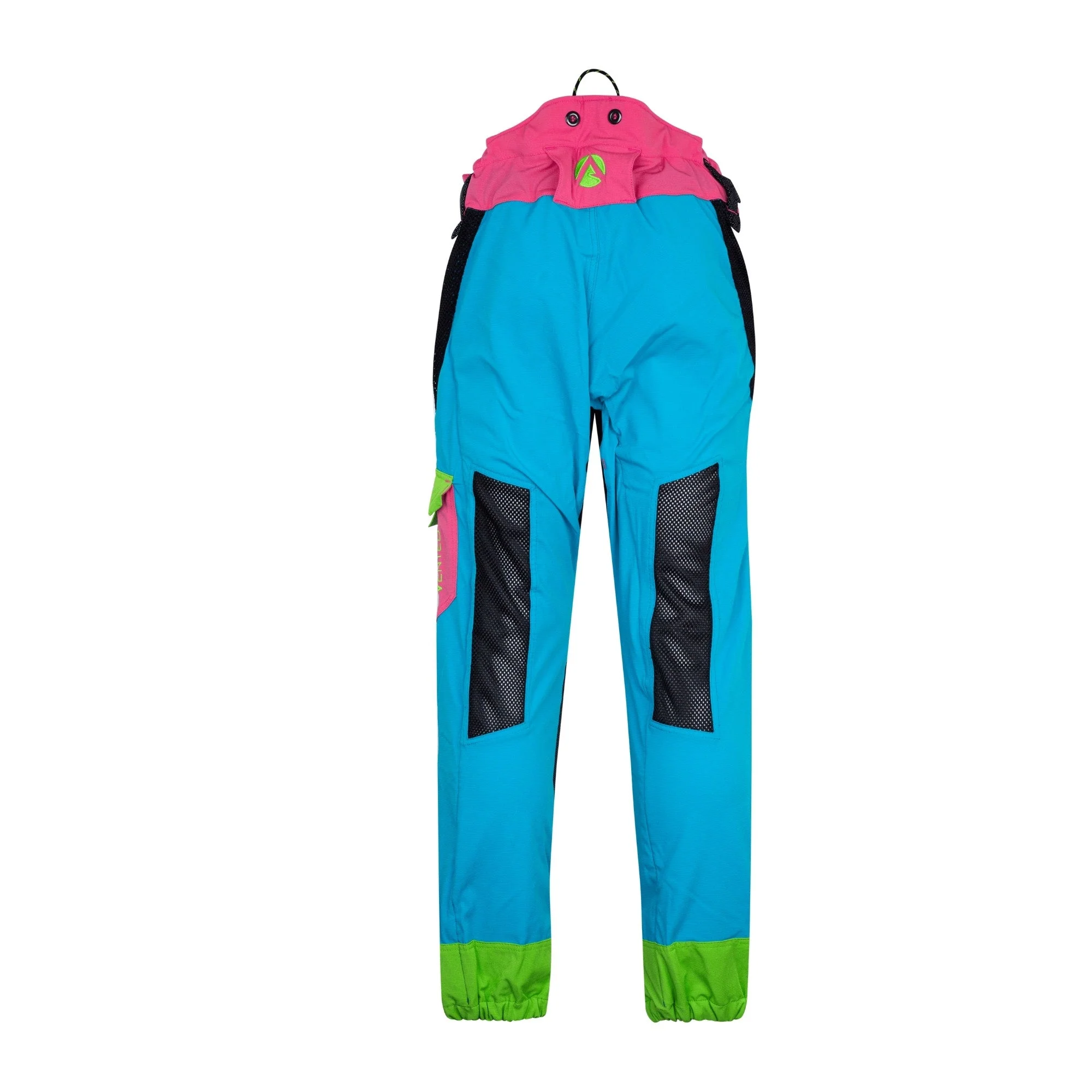 AT4062(EU) Arbortec Vented Chainsaw Trousers Design A Class 1 - Aqua Multi - Image 3