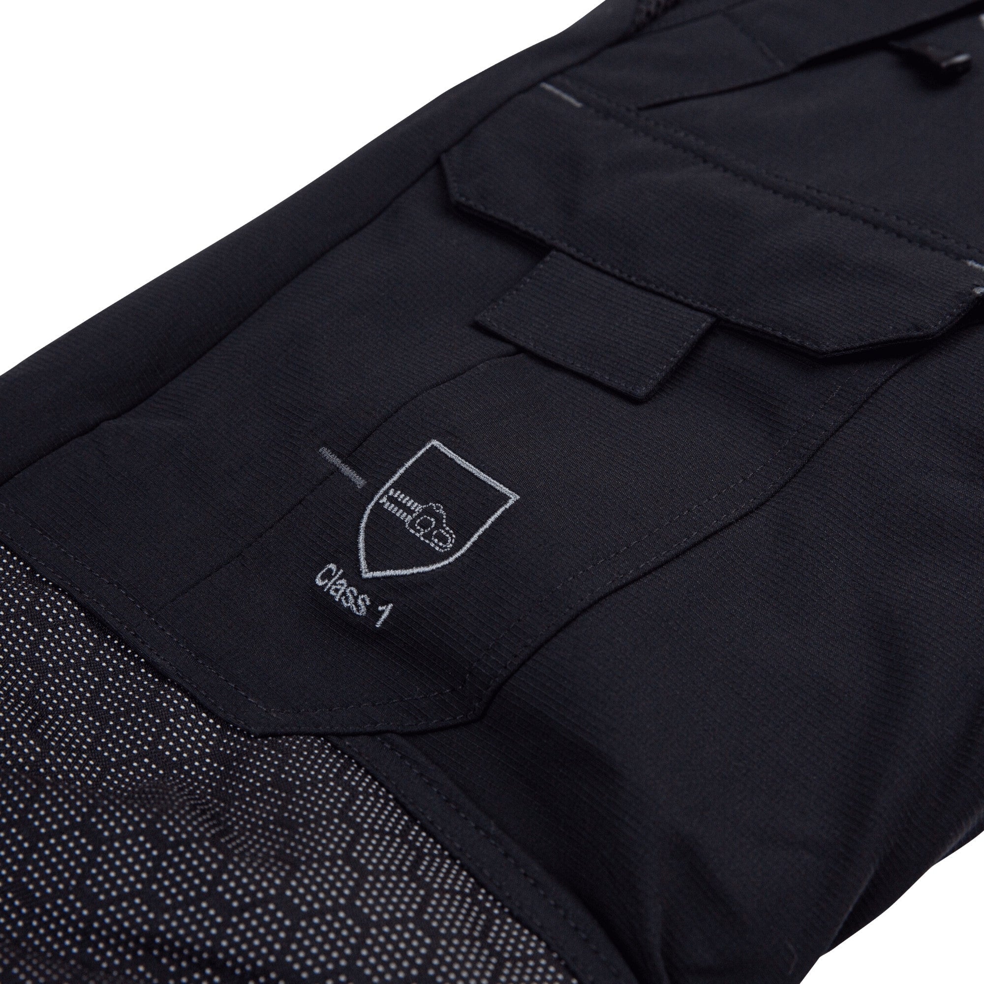 AT4062(EU) Arbortec Vented Chainsaw Trousers Design A Class 1 - Black - Image 8