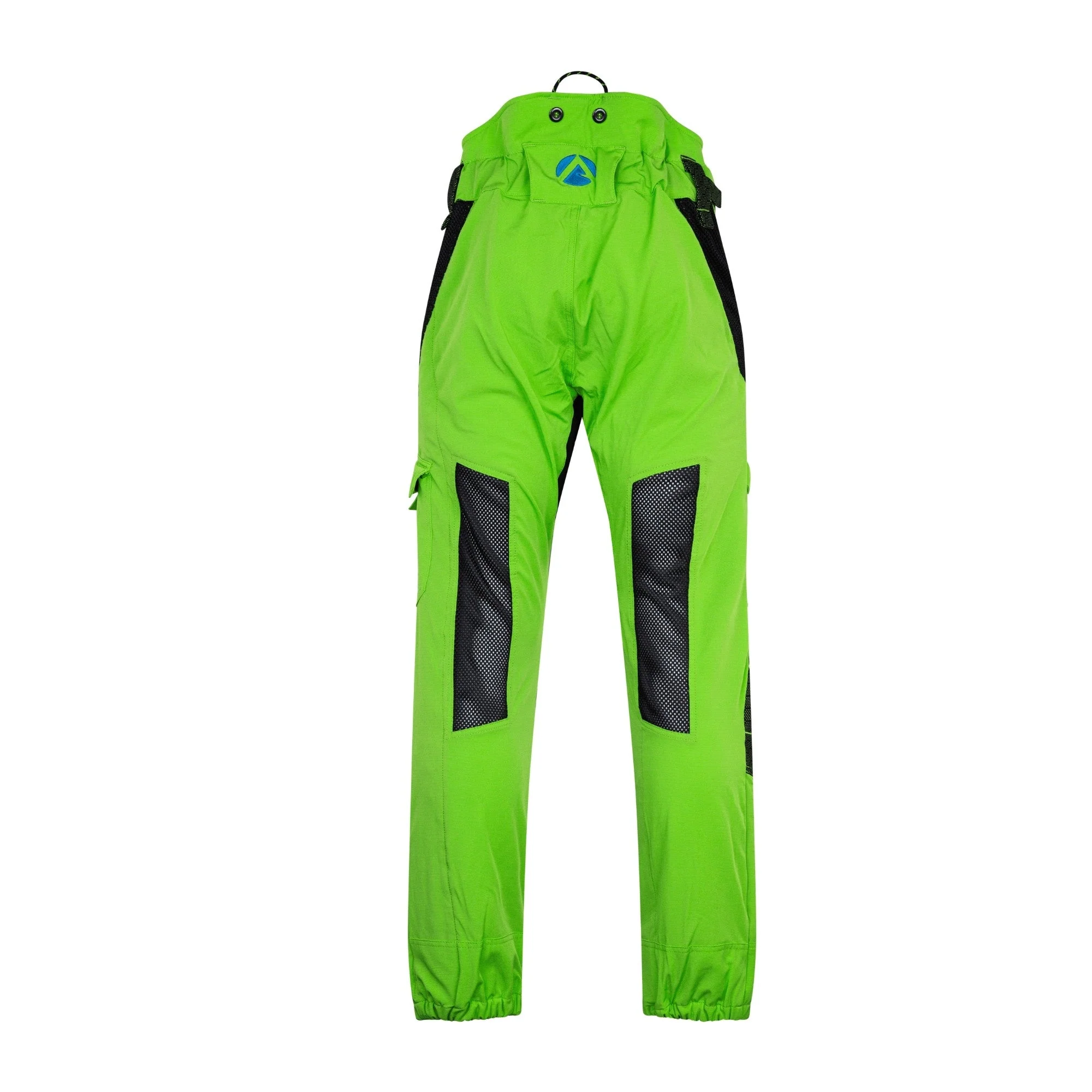 AT4062(EU) Arbortec Vented Chainsaw Trousers Design A Class 1 - Lime - Image 3