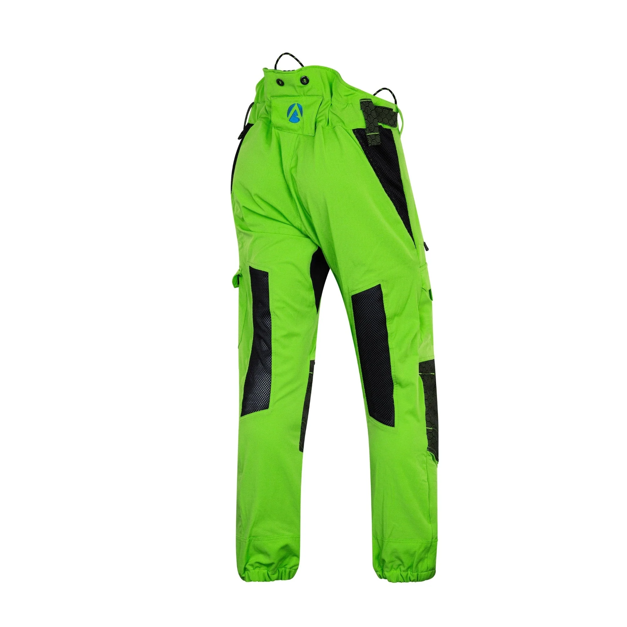 AT4062(EU) Arbortec Vented Chainsaw Trousers Design A Class 1 - Lime - Image 5
