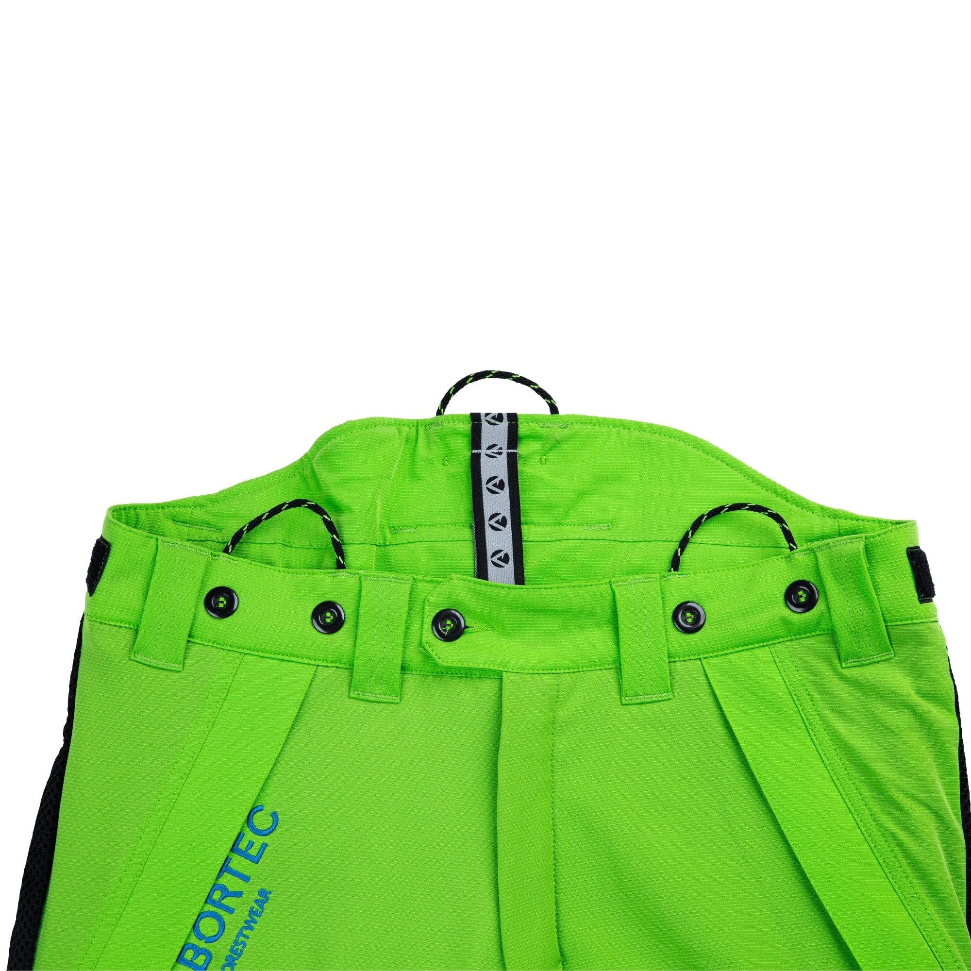 AT4062(EU) Arbortec Vented Chainsaw Trousers Design A Class 1 - Lime - Image 7