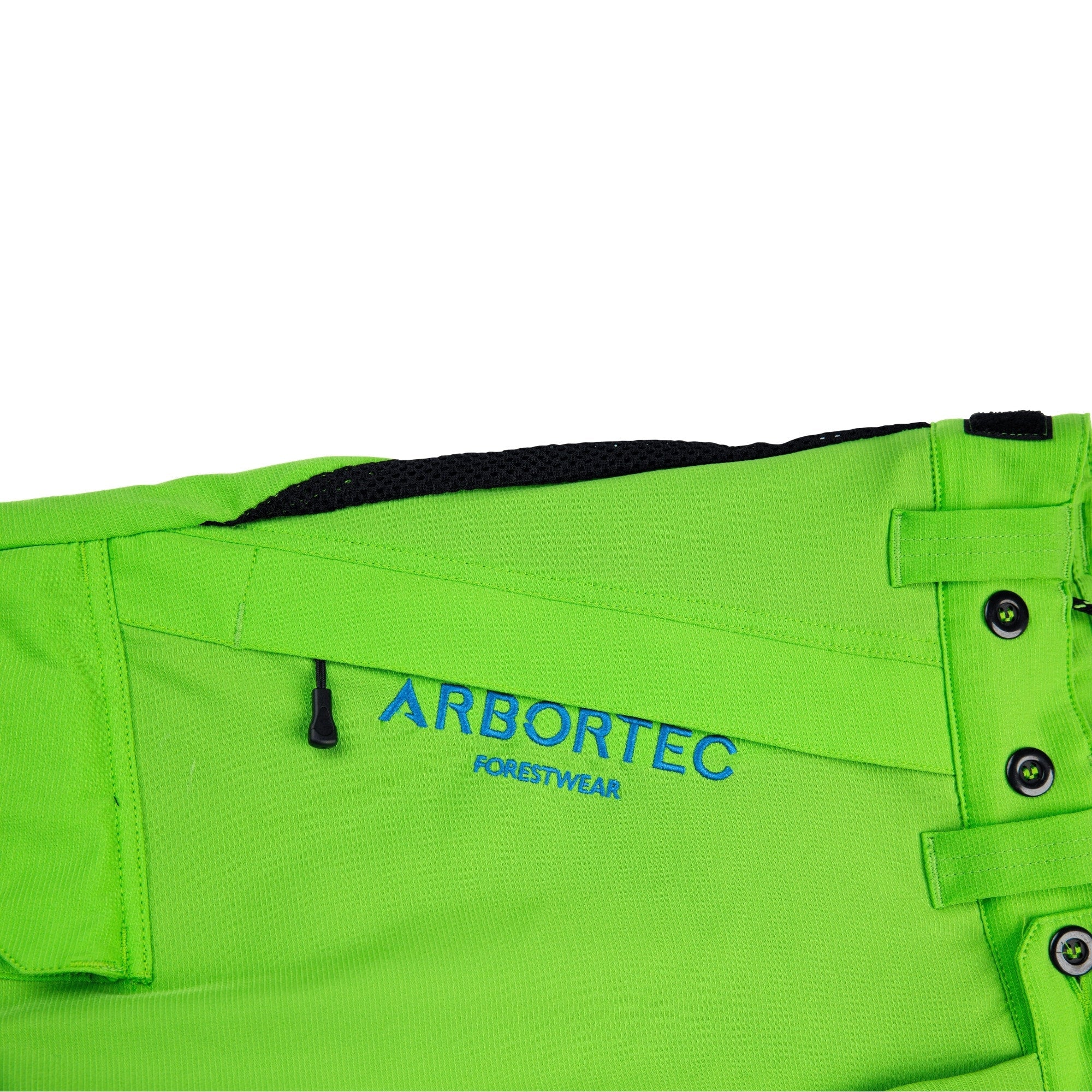 AT4062(EU) Arbortec Vented Chainsaw Trousers Design A Class 1 - Lime - Image 9
