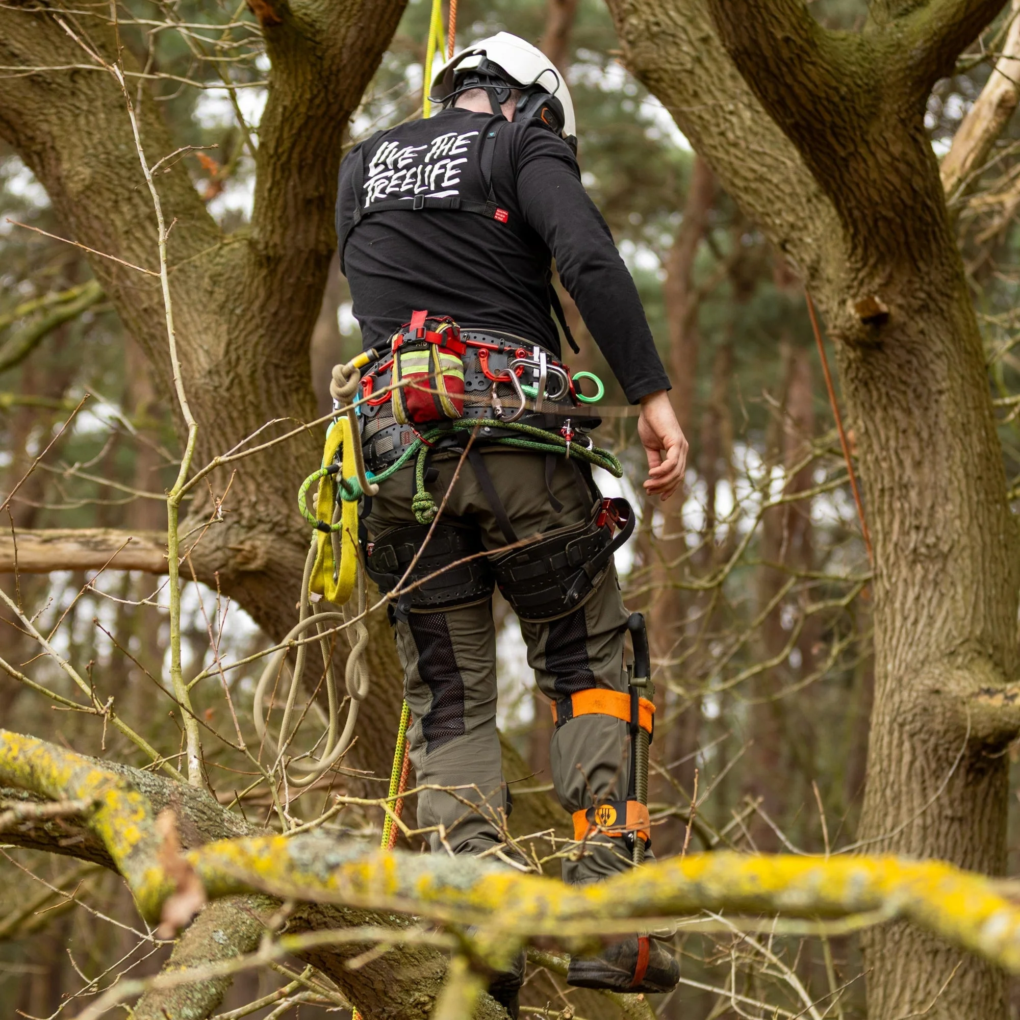 AT4062(EU) Arbortec Vented Chainsaw Trousers Design A Class 1 - Olive - Image 13
