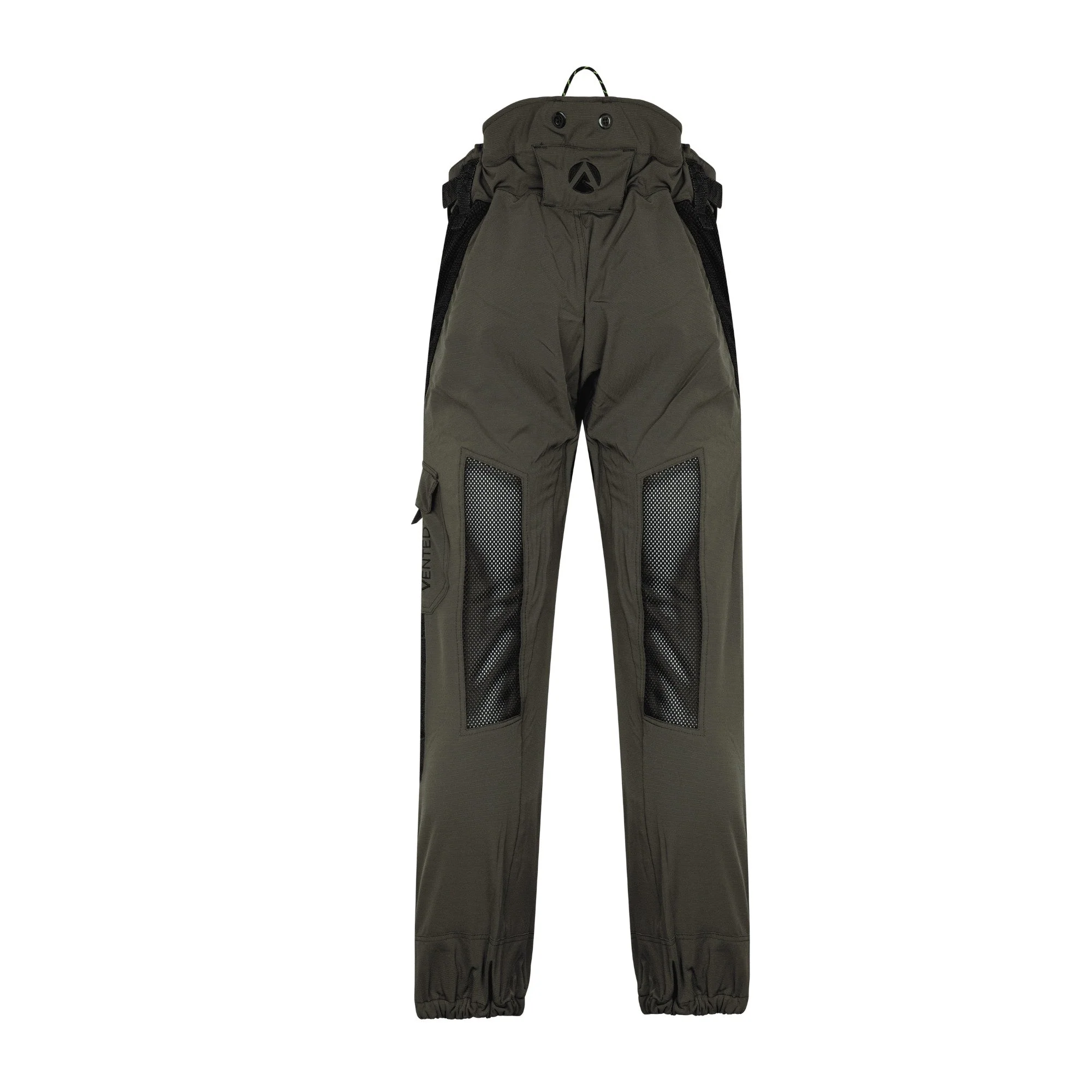AT4062(EU) Arbortec Vented Chainsaw Trousers Design A Class 1 - Olive - Image 3