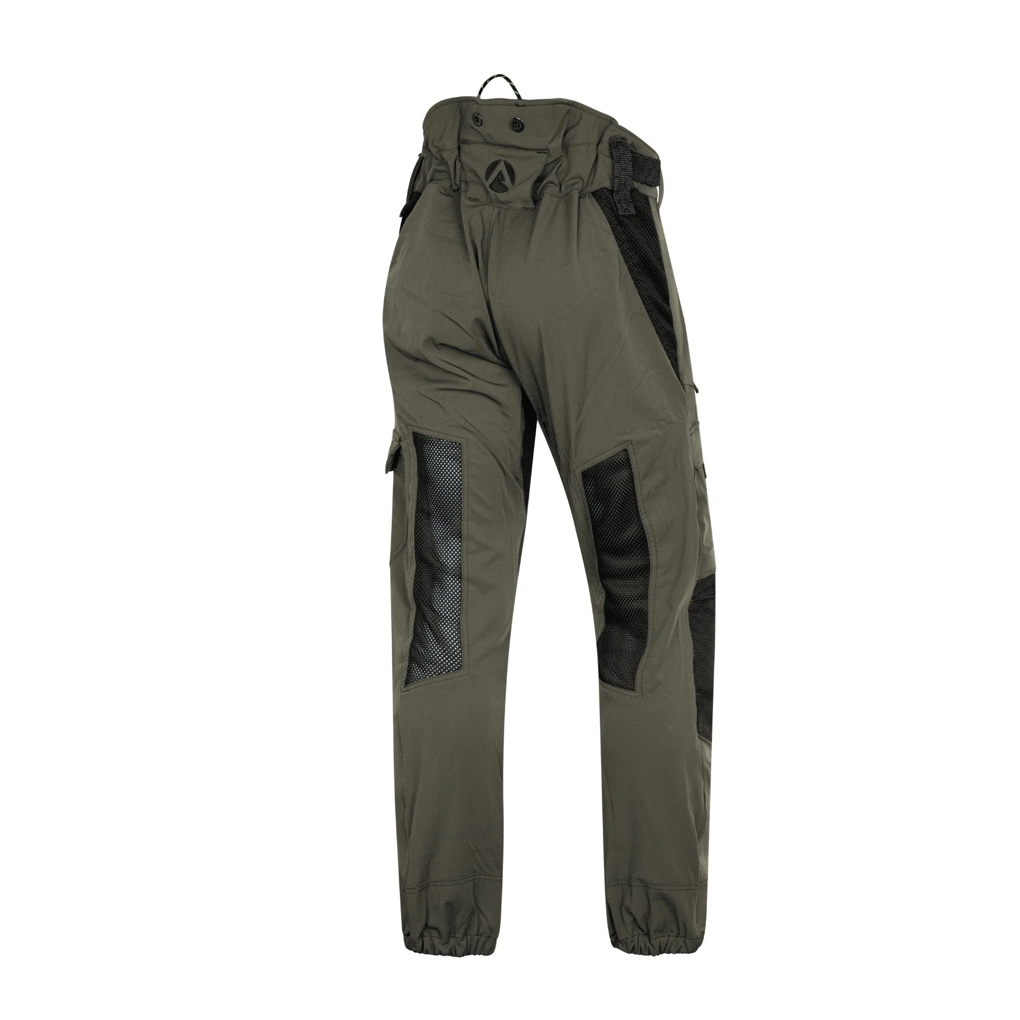 AT4062(EU) Arbortec Vented Chainsaw Trousers Design A Class 1 - Olive - Image 5