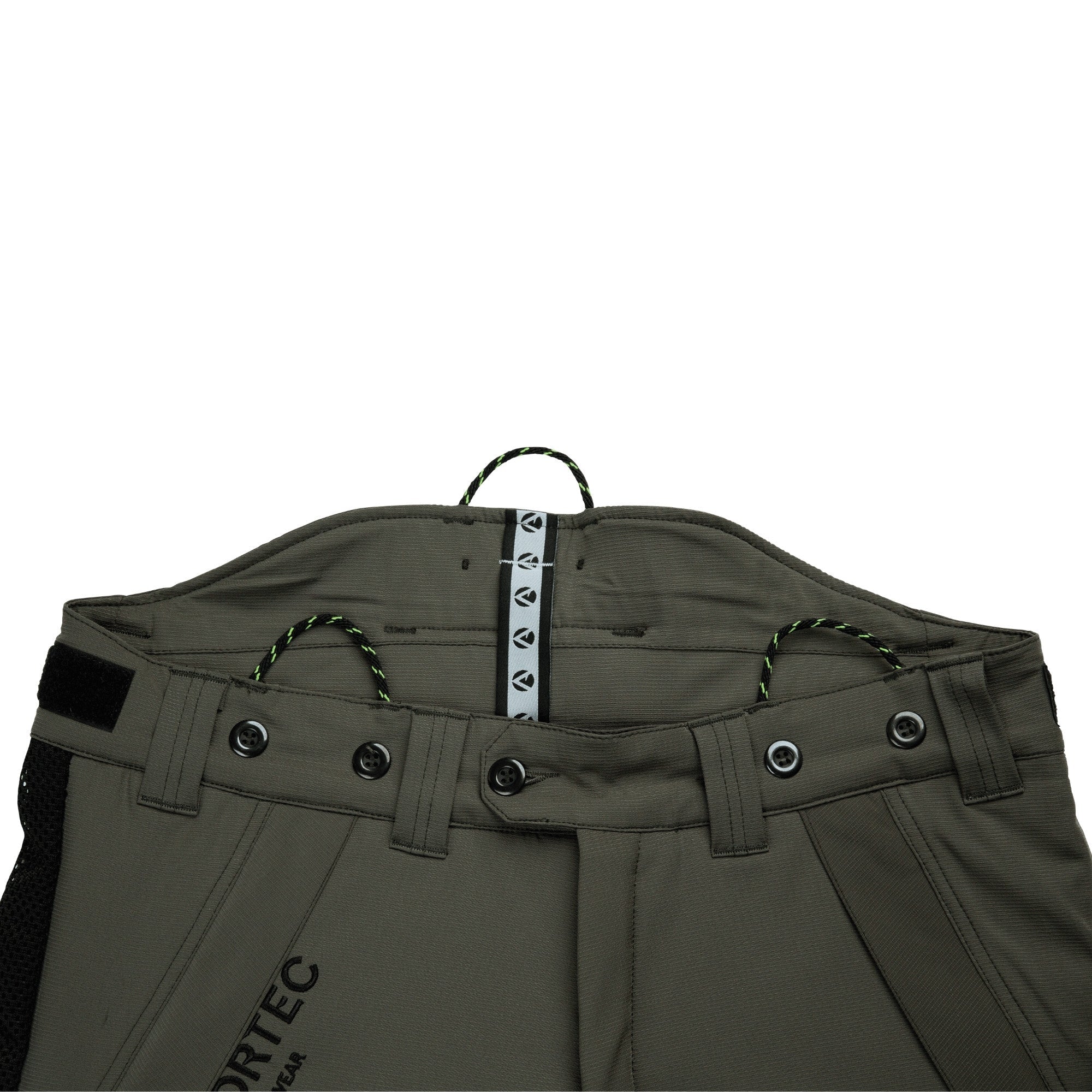 AT4062(EU) Arbortec Vented Chainsaw Trousers Design A Class 1 - Olive - Image 7