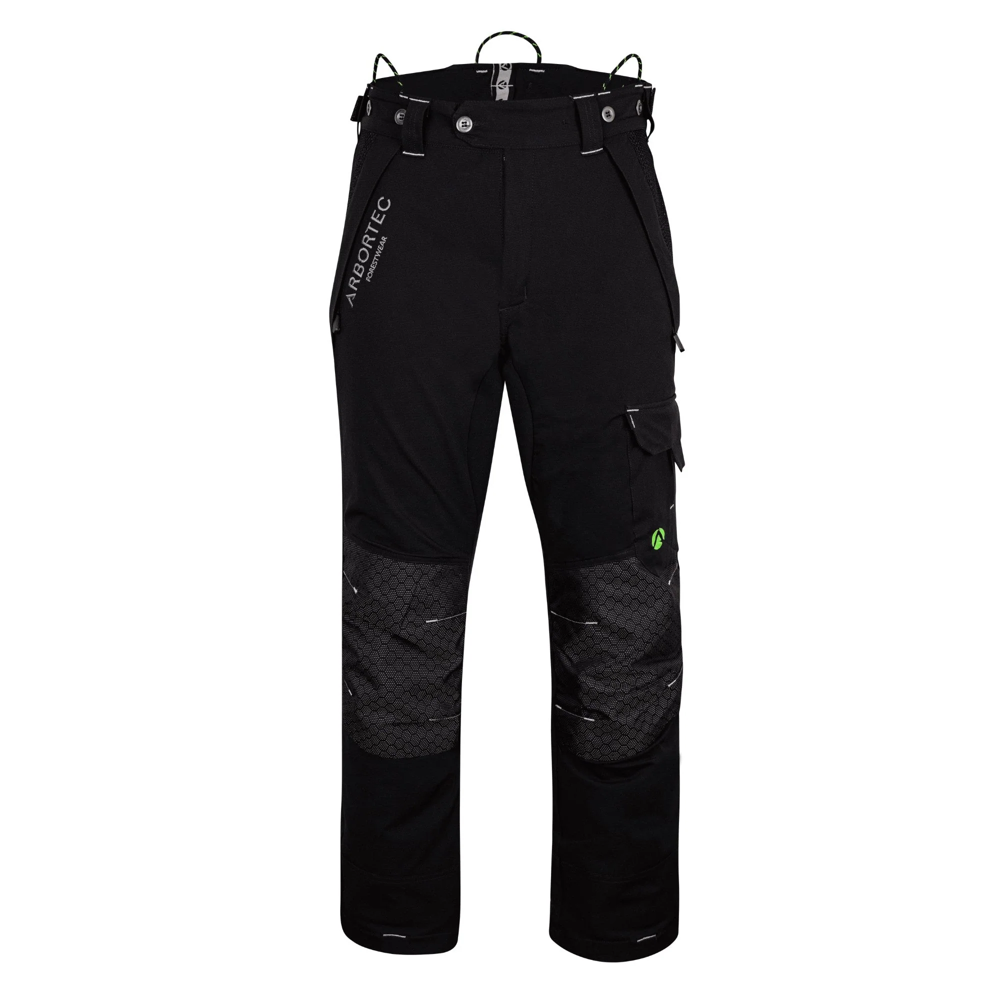 AT4062(US) Arbortec Vented Chainsaw Pants UL Rated - Black - Image 3