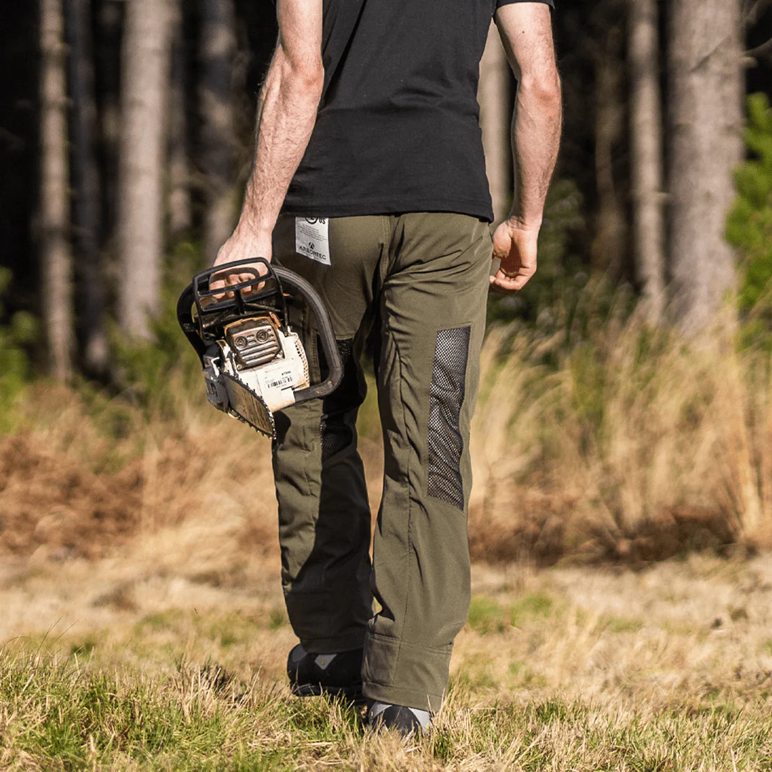 AT4062(US) Arbortec Vented Chainsaw Pants UL Rated - Olive - Image 11
