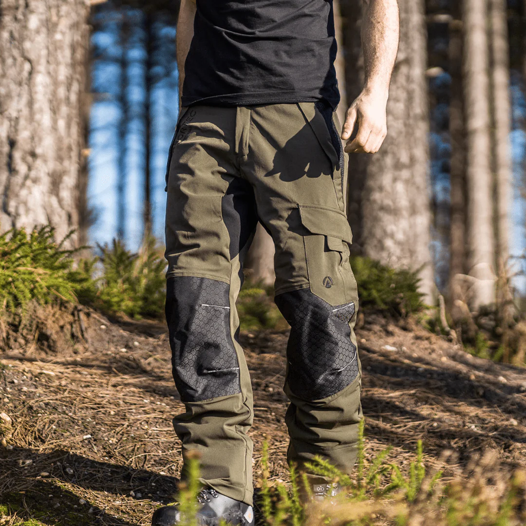 AT4062(US) Arbortec Vented Chainsaw Pants UL Rated - Olive - Image 16