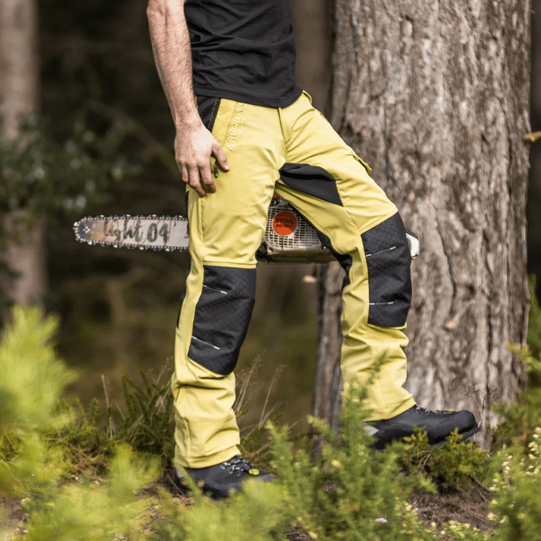 AT4062(US) Arbortec Vented Chainsaw Pants UL Rated - Beige - Image 12