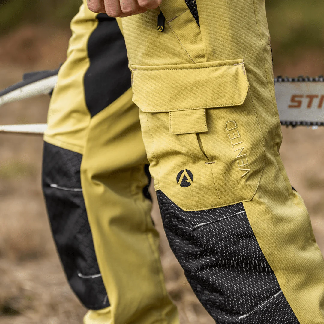 AT4062(US) Arbortec Vented Chainsaw Pants UL Rated - Beige - Image 14