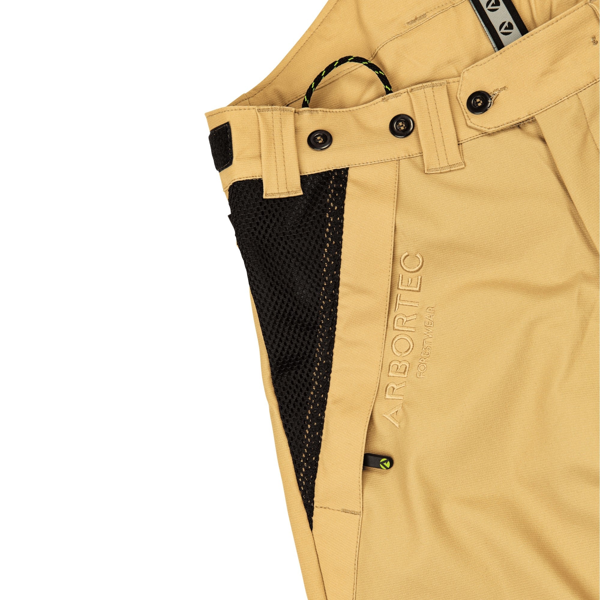 AT4062(US) Arbortec Vented Chainsaw Pants UL Rated - Beige - Image 5