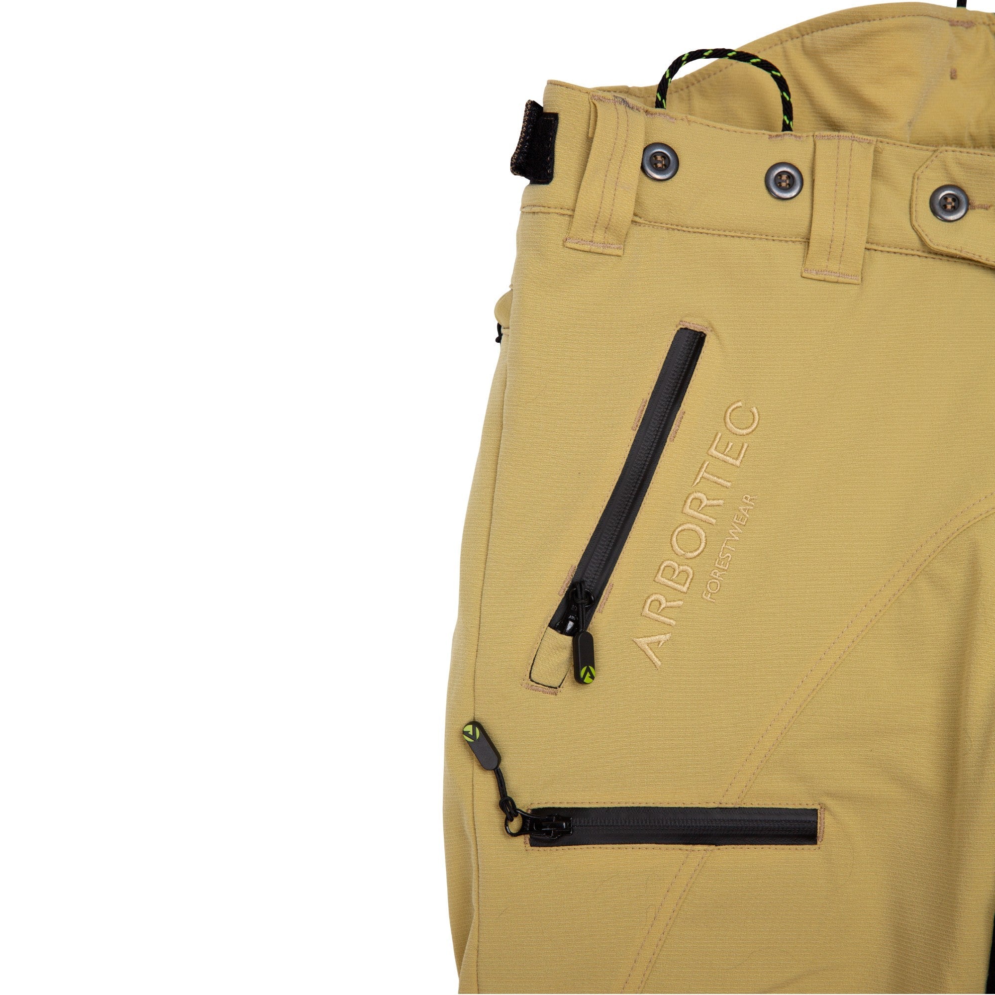AT4070 Breatheflex Pro Chainsaw Trousers Design C Class 1 - Beige - Image 6