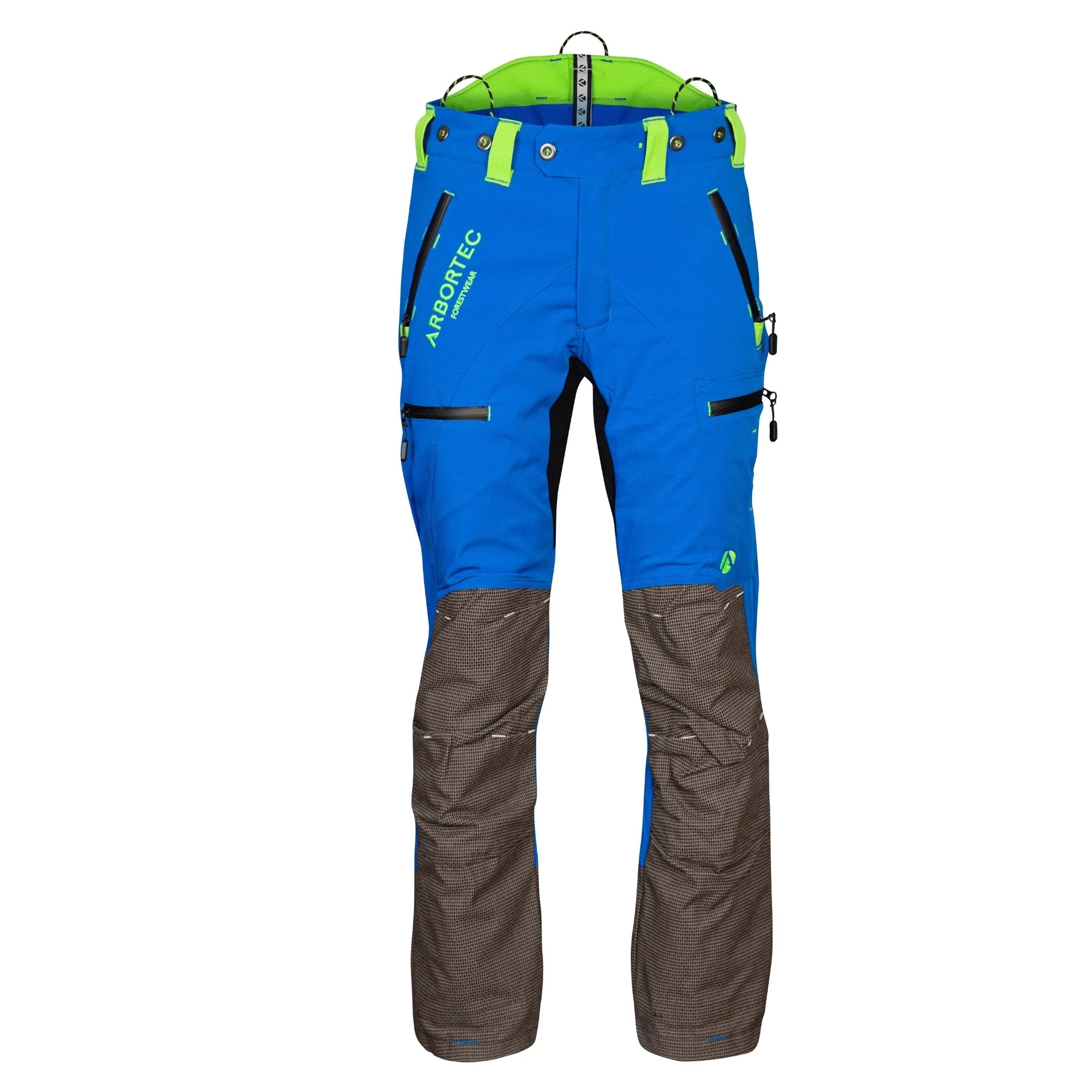 AT4070 Breatheflex Pro Chainsaw Trousers Design C Class 1 - Blue - Image 3