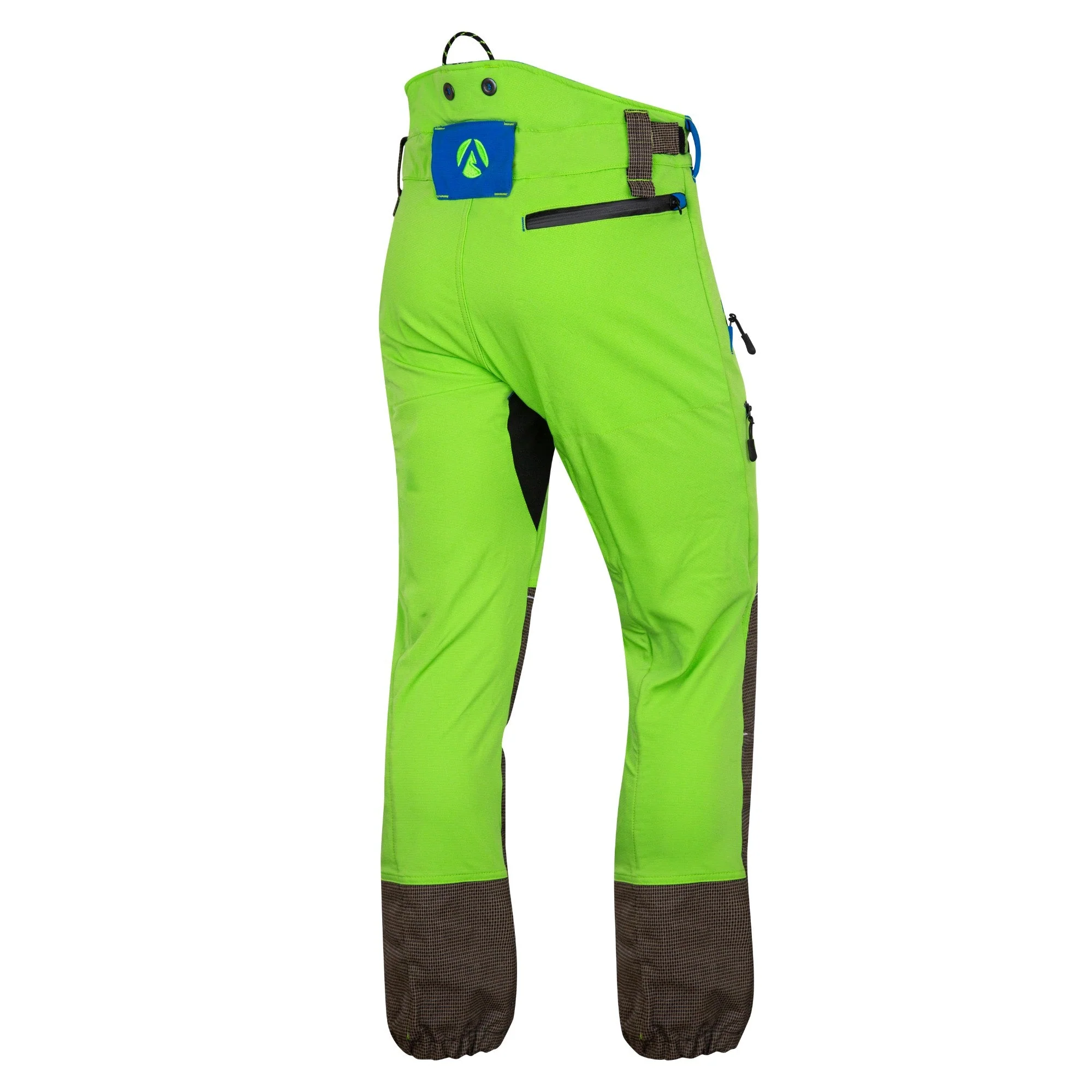 AT4070 Breatheflex Pro Chainsaw Trousers Design C Class 1 - Lime - Image 4