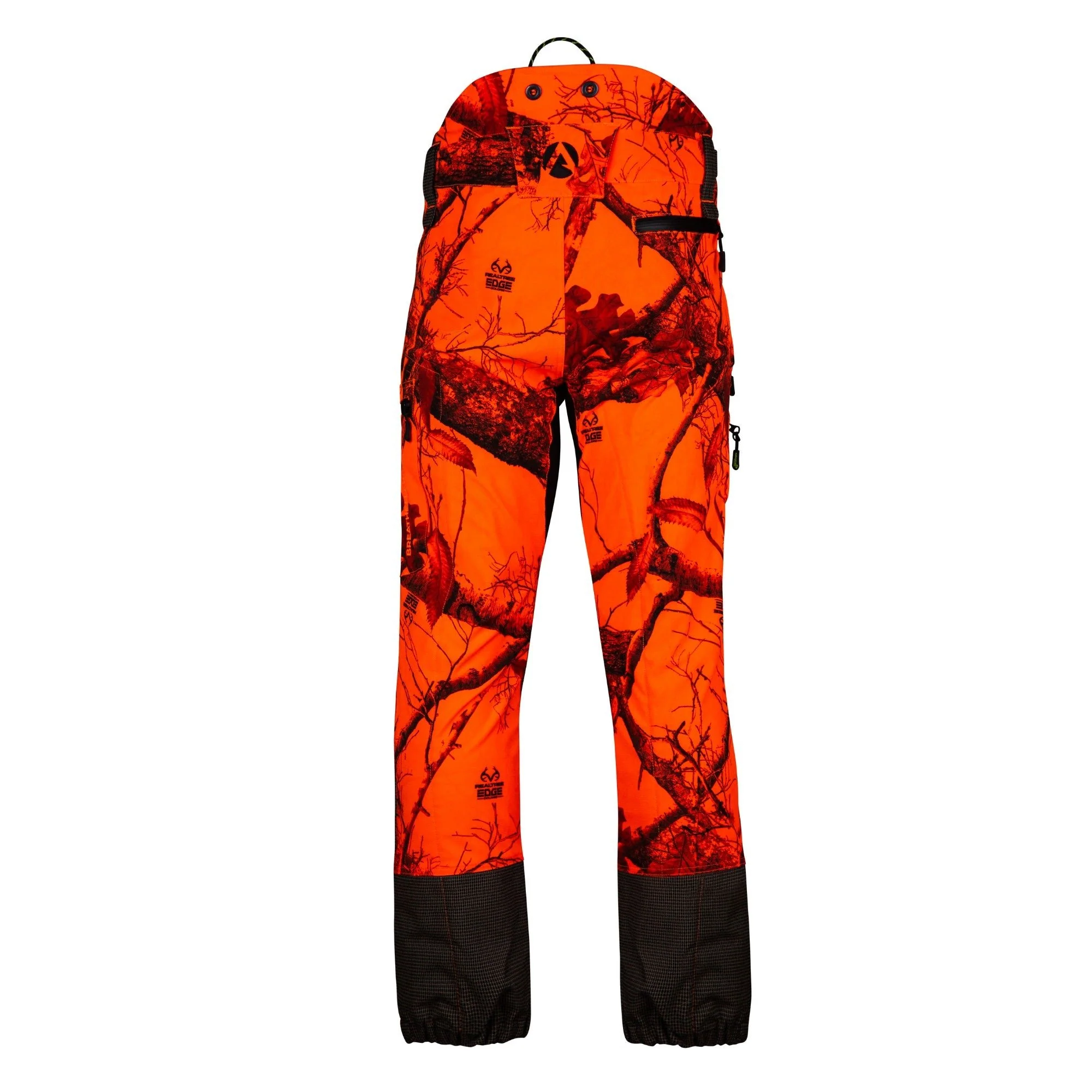AT4070 - Breatheflex Pro Realtree Chainsaw Trousers Design C/Class 1 - Orange - Image 4