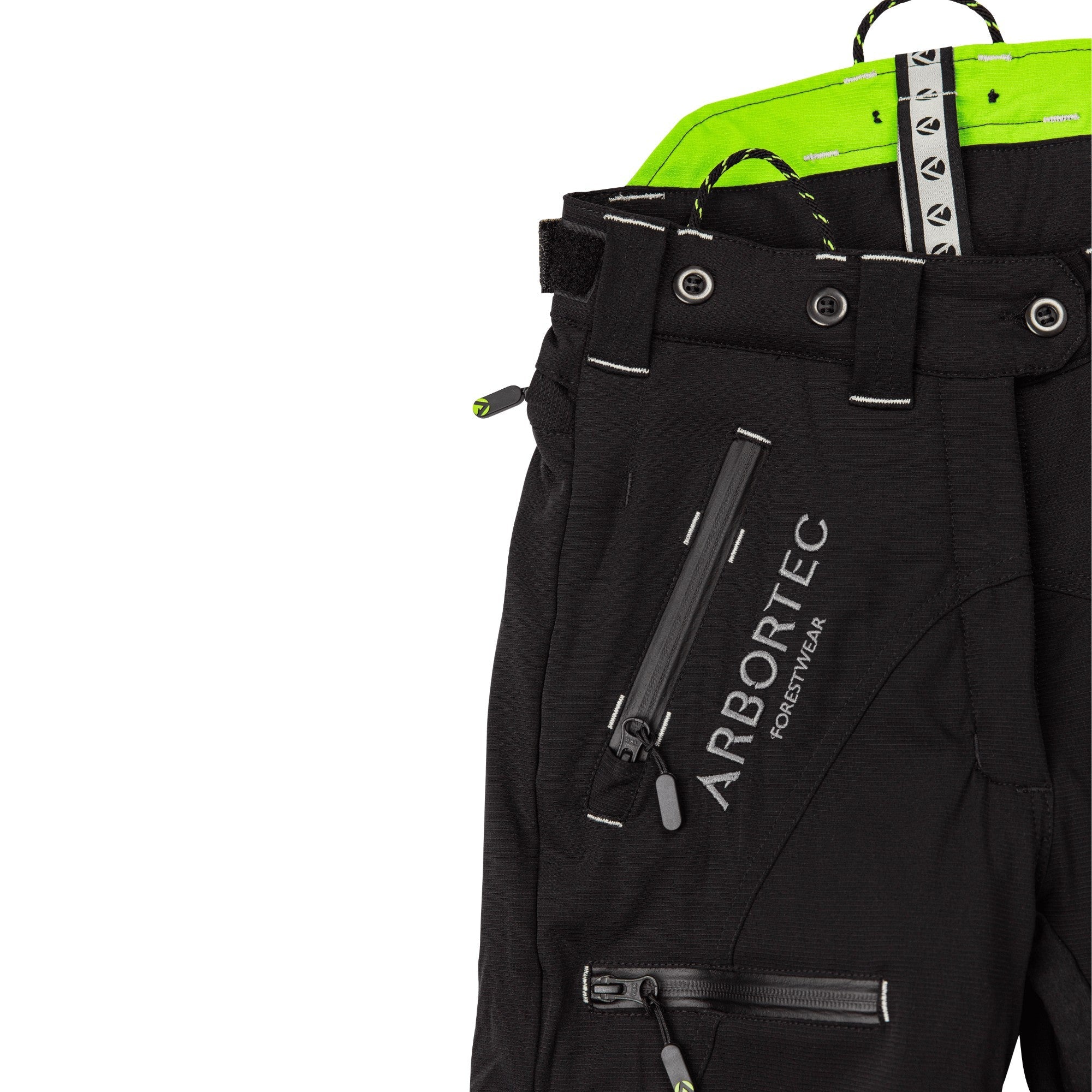 AT4060(F) Breatheflex Pro Women's Chainsaw Trousers Class 1 / Design A - Black - Image 8