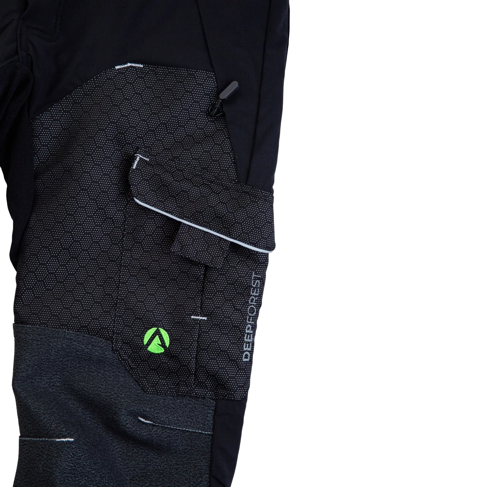AT4080 - Arbortec Deep Forest Chainsaw Trousers Design A/Class 1 - Black - Image 8