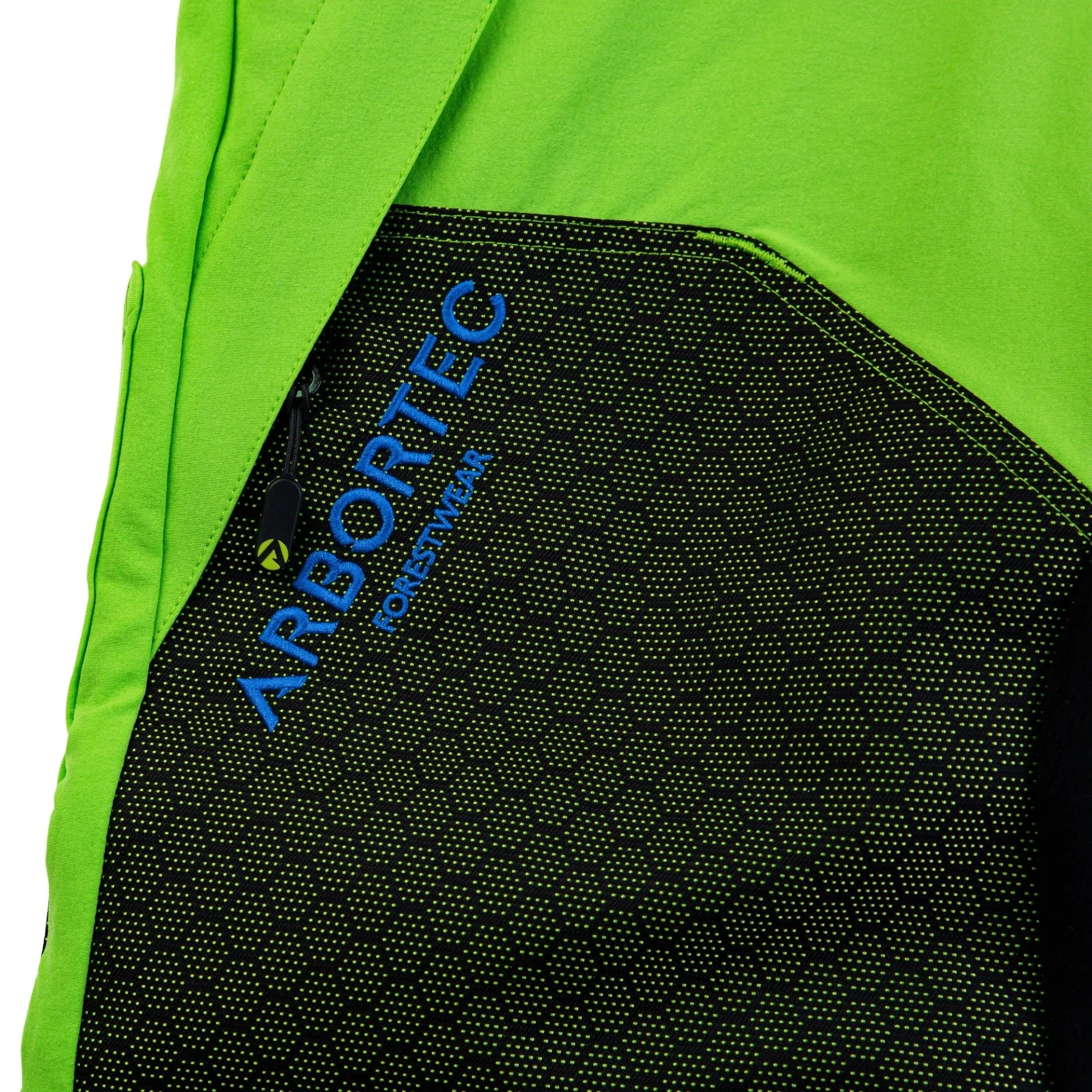 AT4080 - Arbortec Deep Forest Chainsaw Trousers Design A/Class 1 - Lime - Image 6