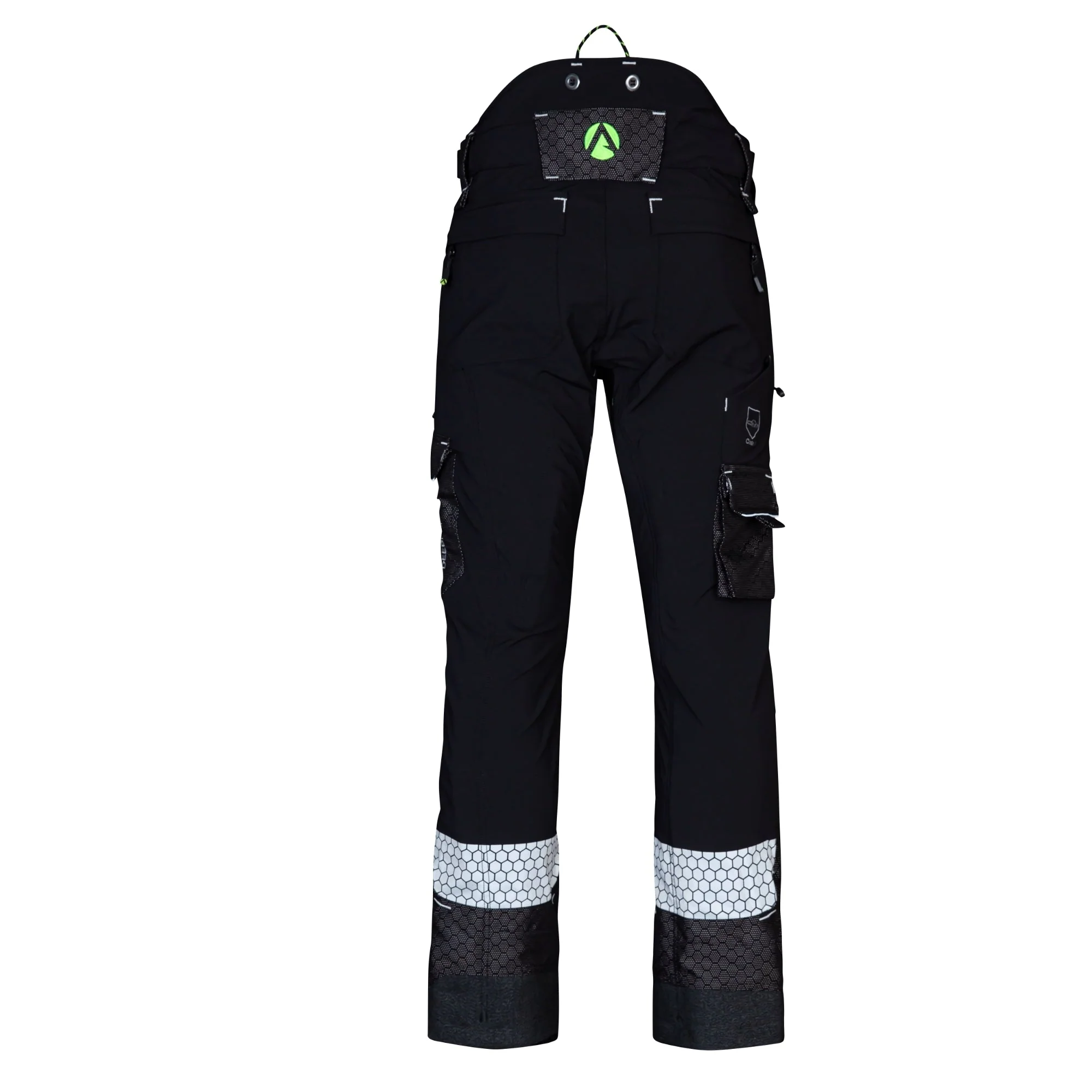 AT4090 - Arbortec Deep Forest Chainsaw Trousers Design C/Class 1 - Black - Image 4