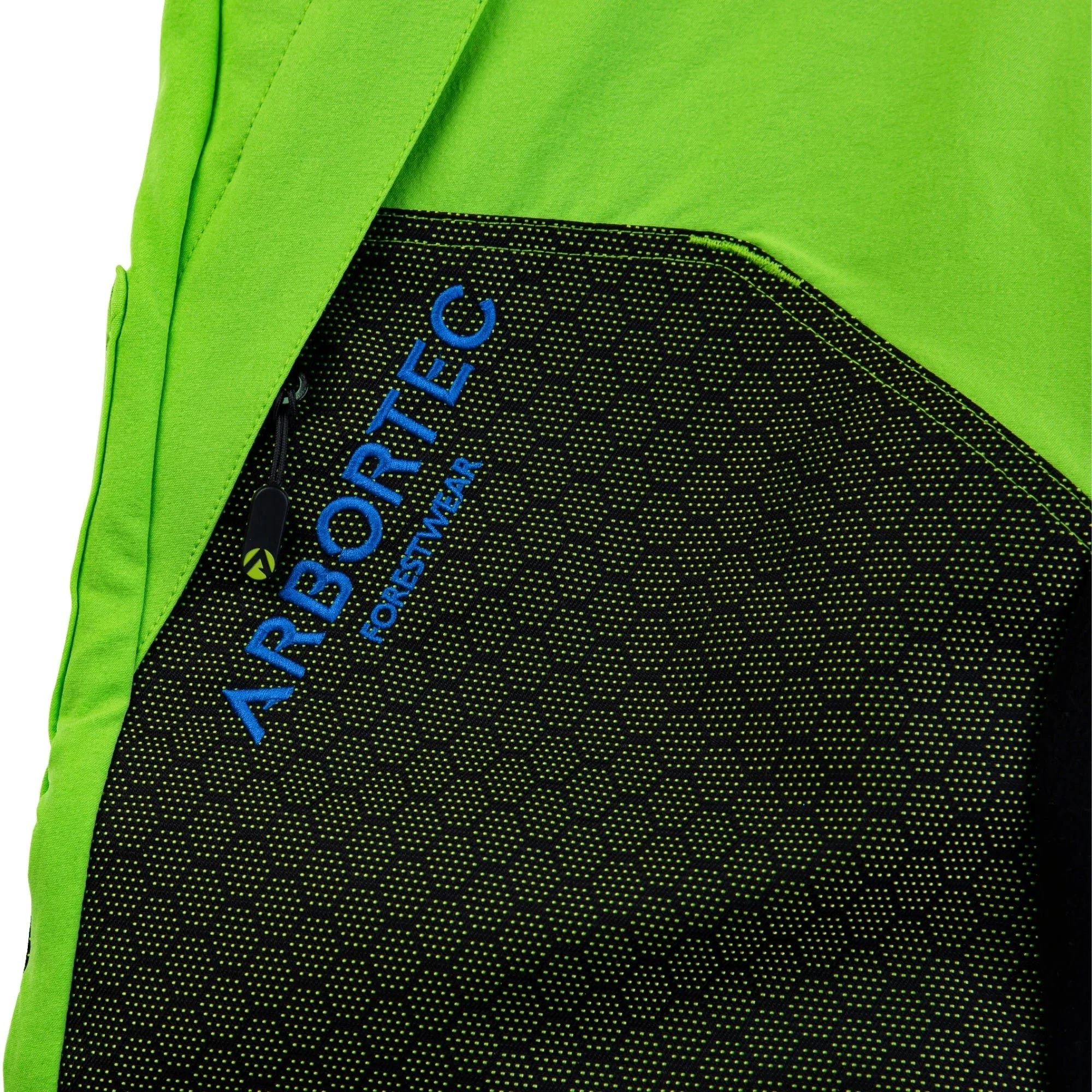 AT4090 - Arbortec Deep Forest Chainsaw Trousers Design C/Class 1 - Lime - Image 6