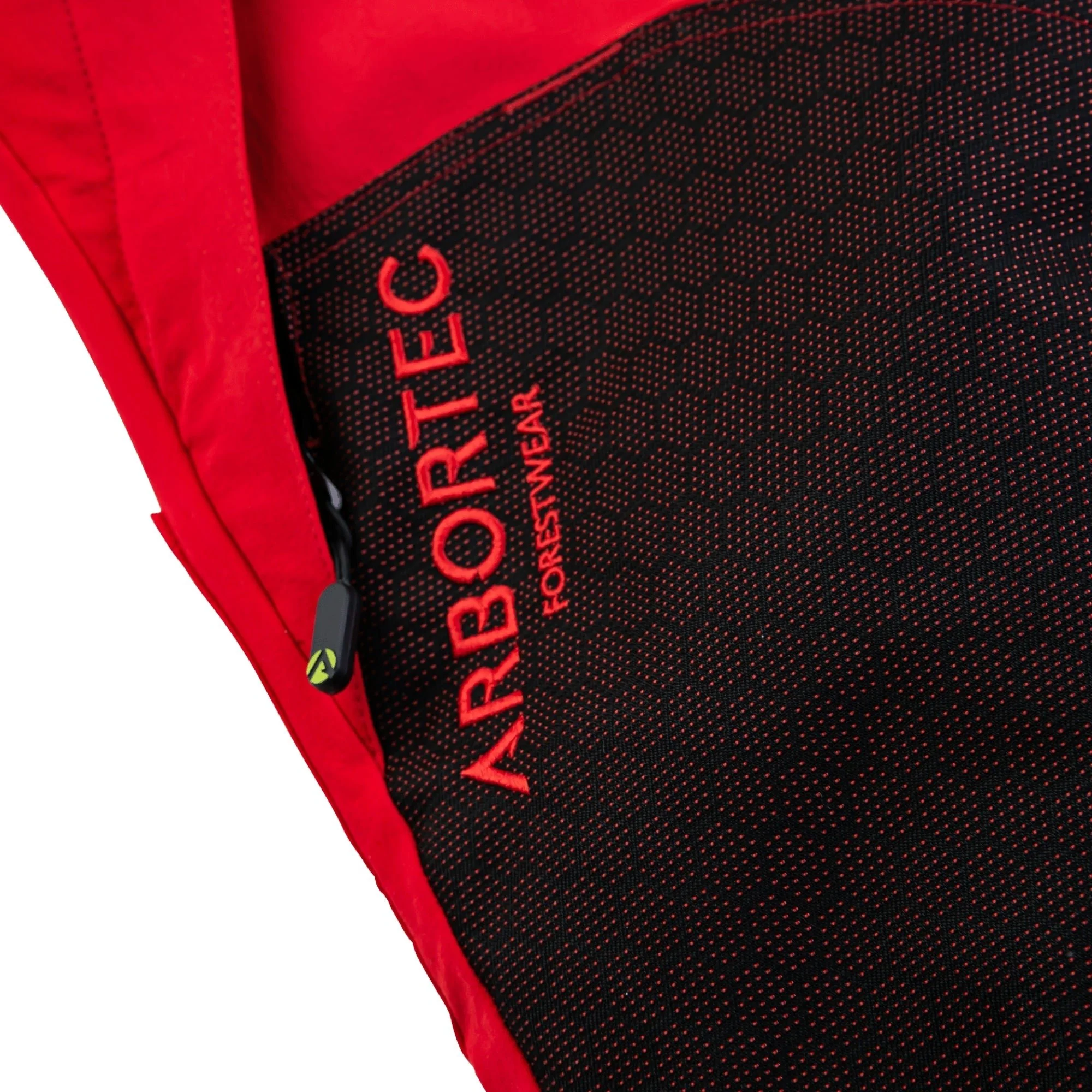 AT4090 - Arbortec Deep Forest Chainsaw Trousers Design C/Class 1 - Red - Image 8