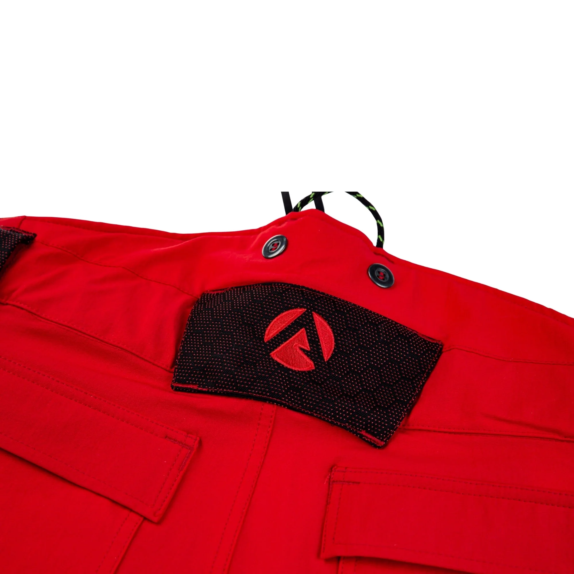 AT4090 - Arbortec Deep Forest Chainsaw Trousers Design C/Class 1 - Red - Image 9