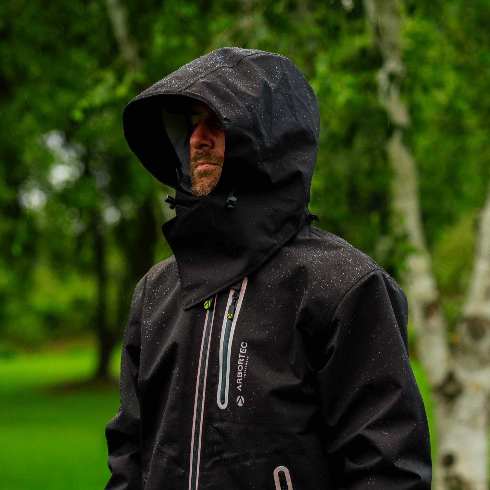 AT4420 Full-Zip Waterproof Work Jacket – Black - Image 10